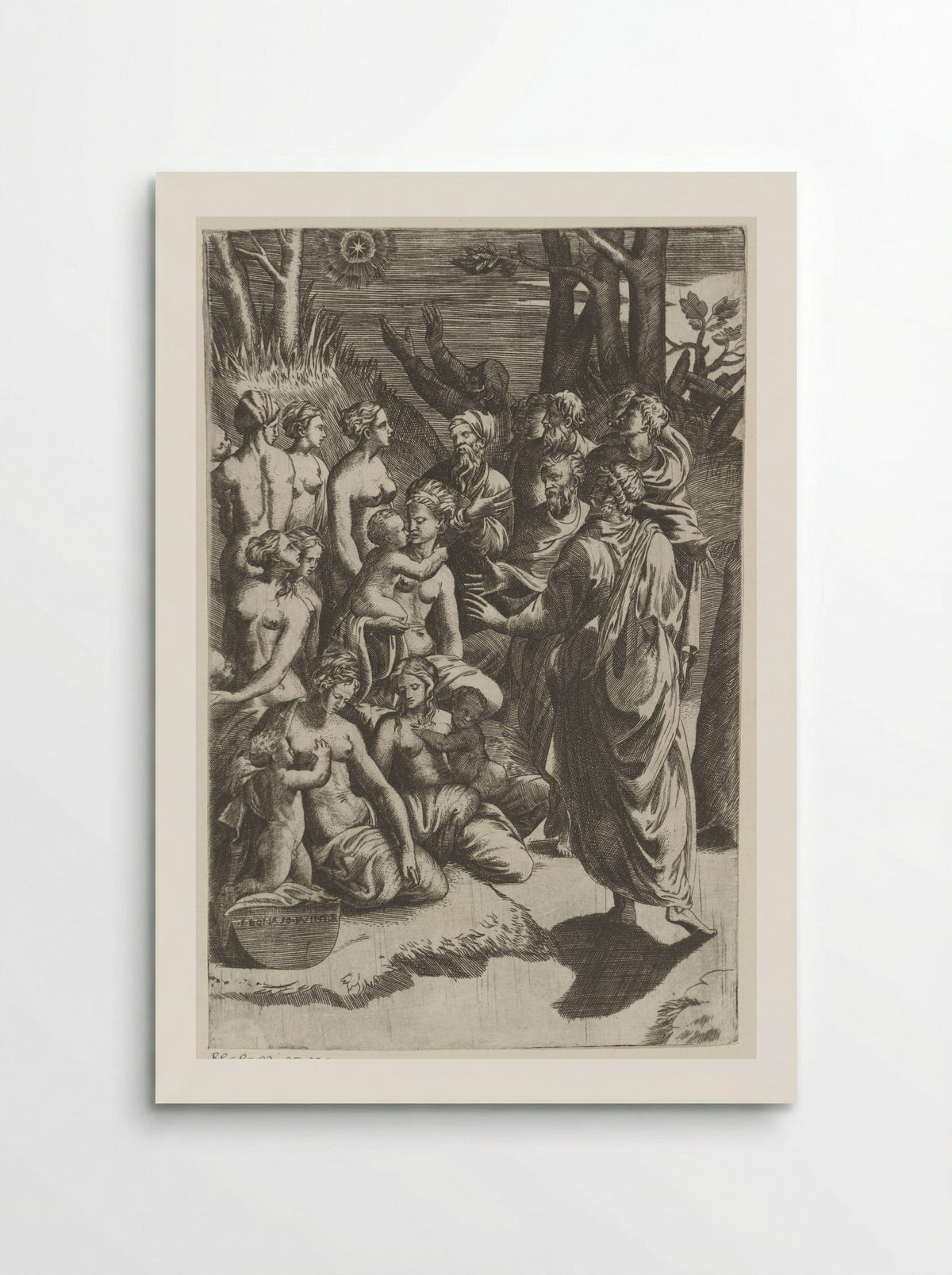 The Nativity - Giulio Bonasone - Poster
