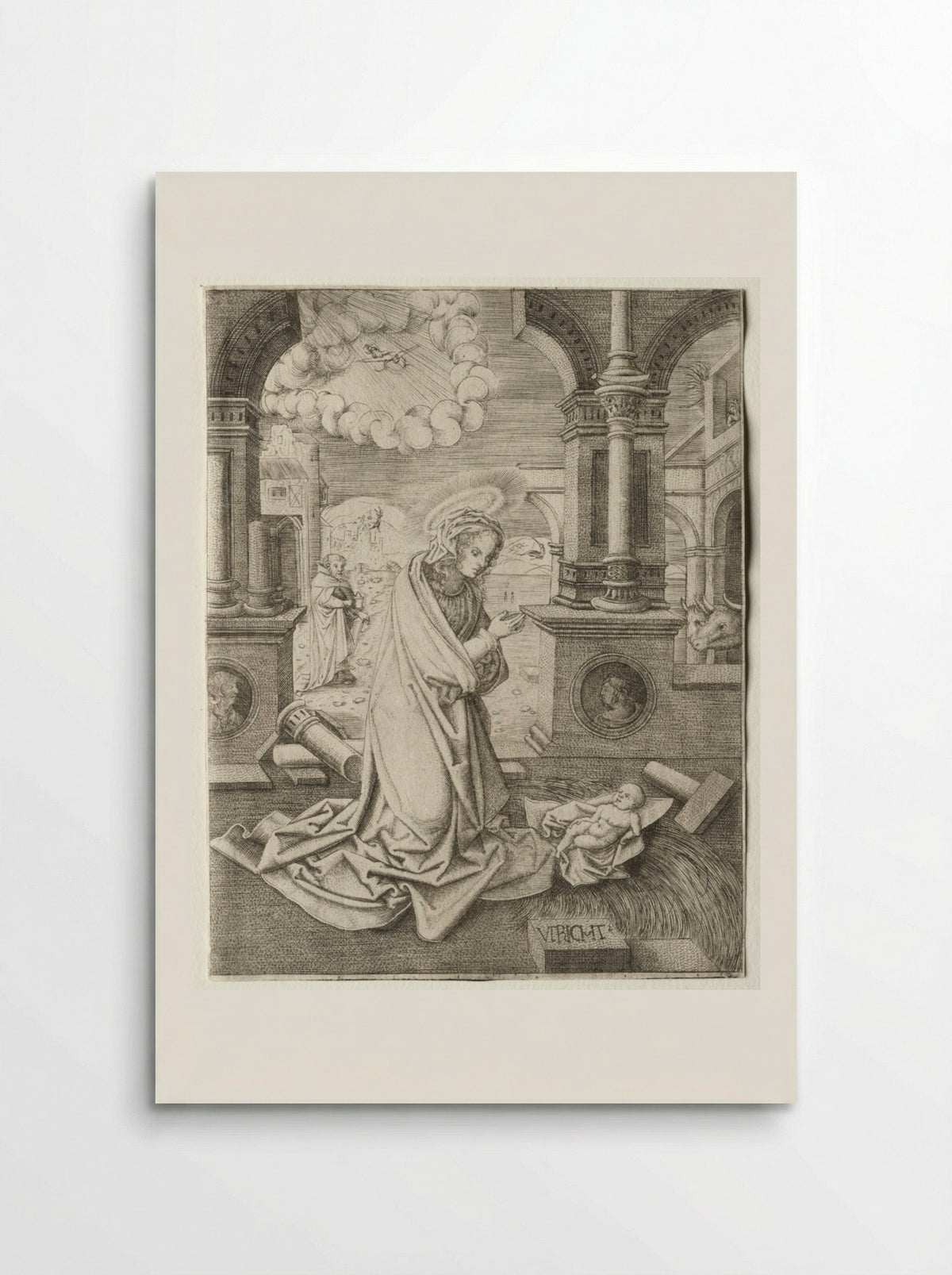 The Nativity - Allaert Claesz - Poster