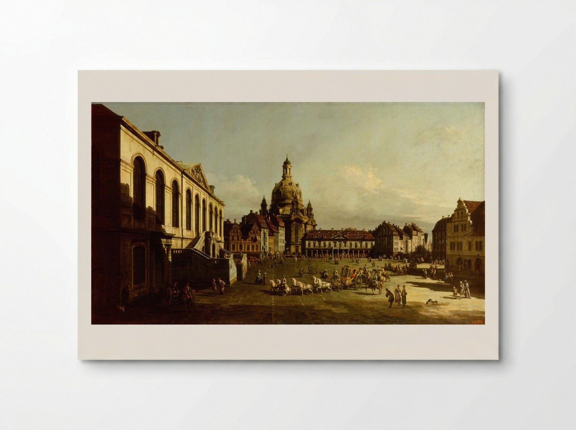 The Neuer Marktplatz in Dresden - Bernardo Bellotto - Poster