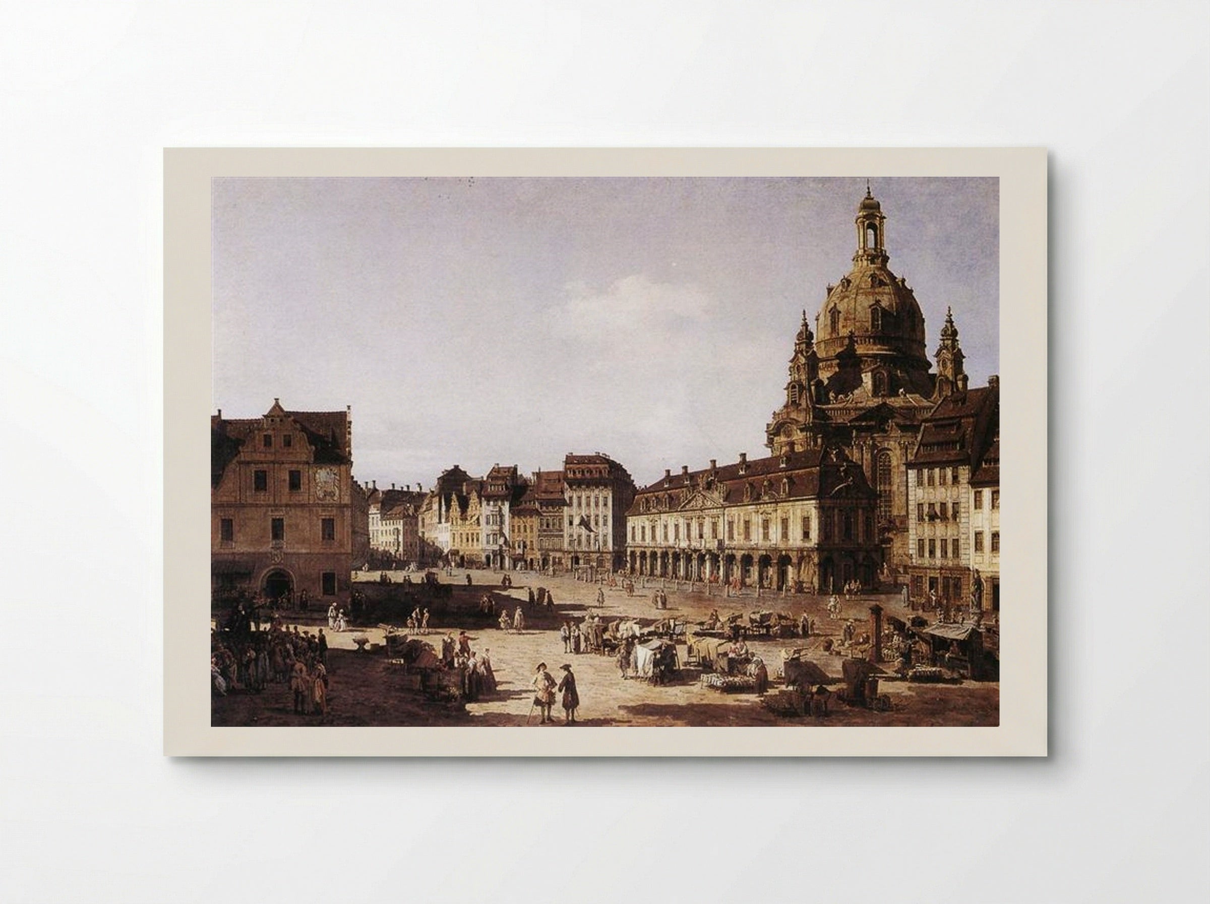 The New Market in Dresden - Bernardo Bellotto - Poster