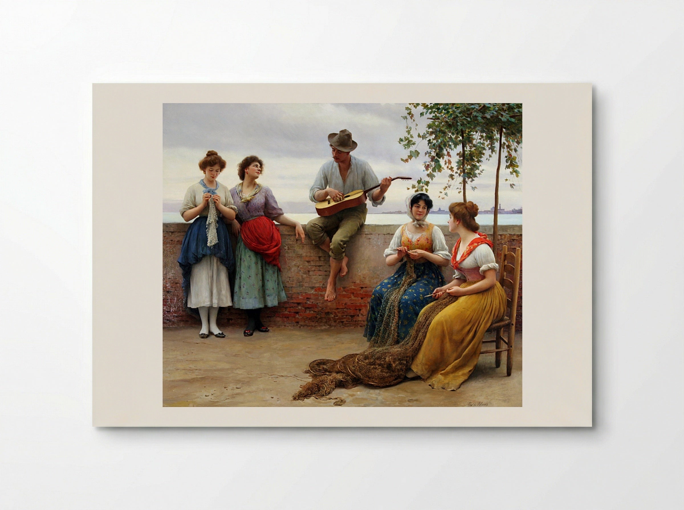 The New Suitor - Eugene de Blaas - Poster