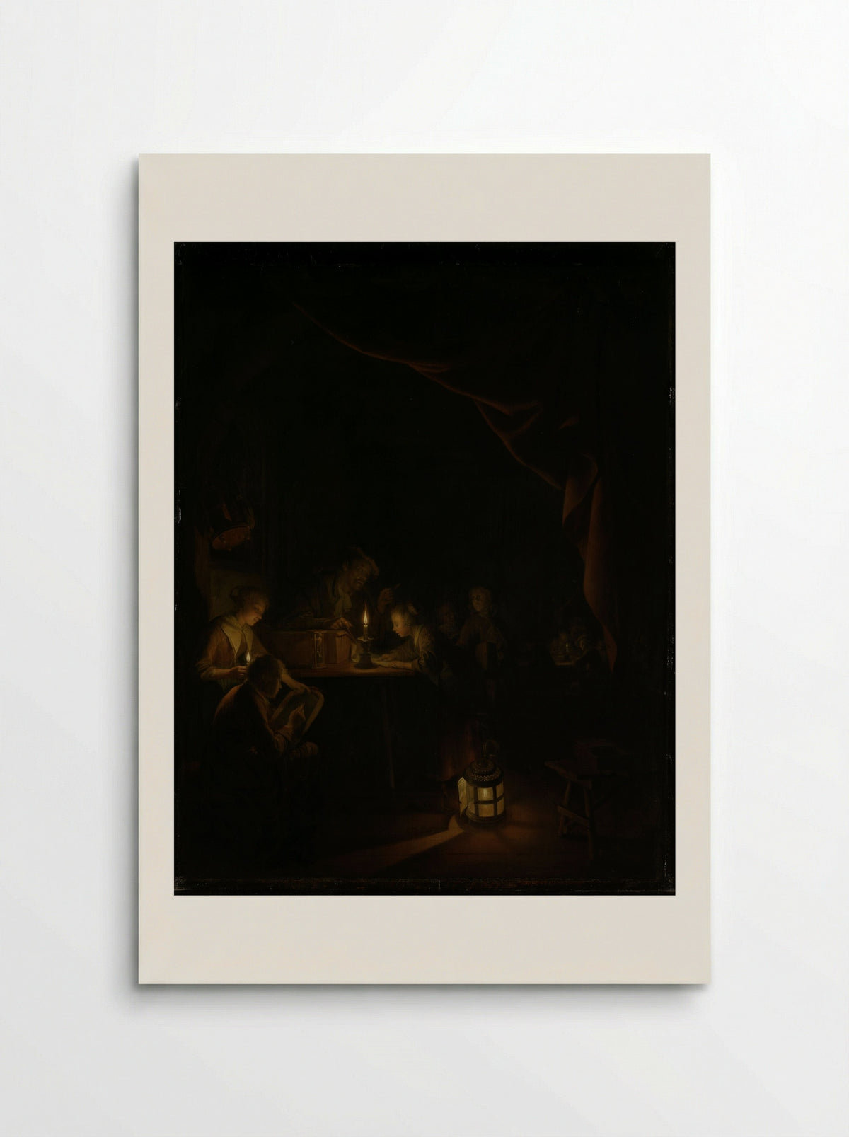 The Night School - Gerrit Dou - Poster