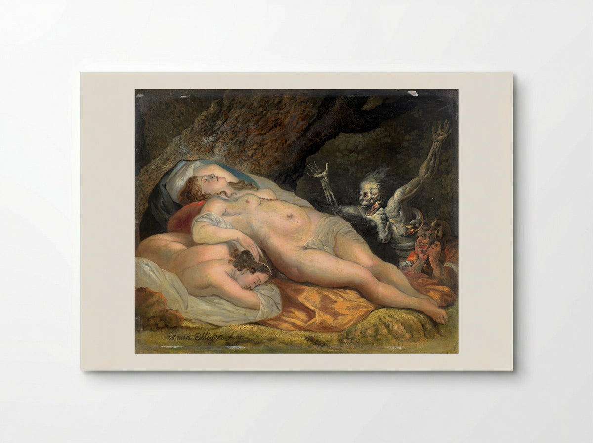 The Nightmare (Study) - Johann Heinrich Füssli - Poster