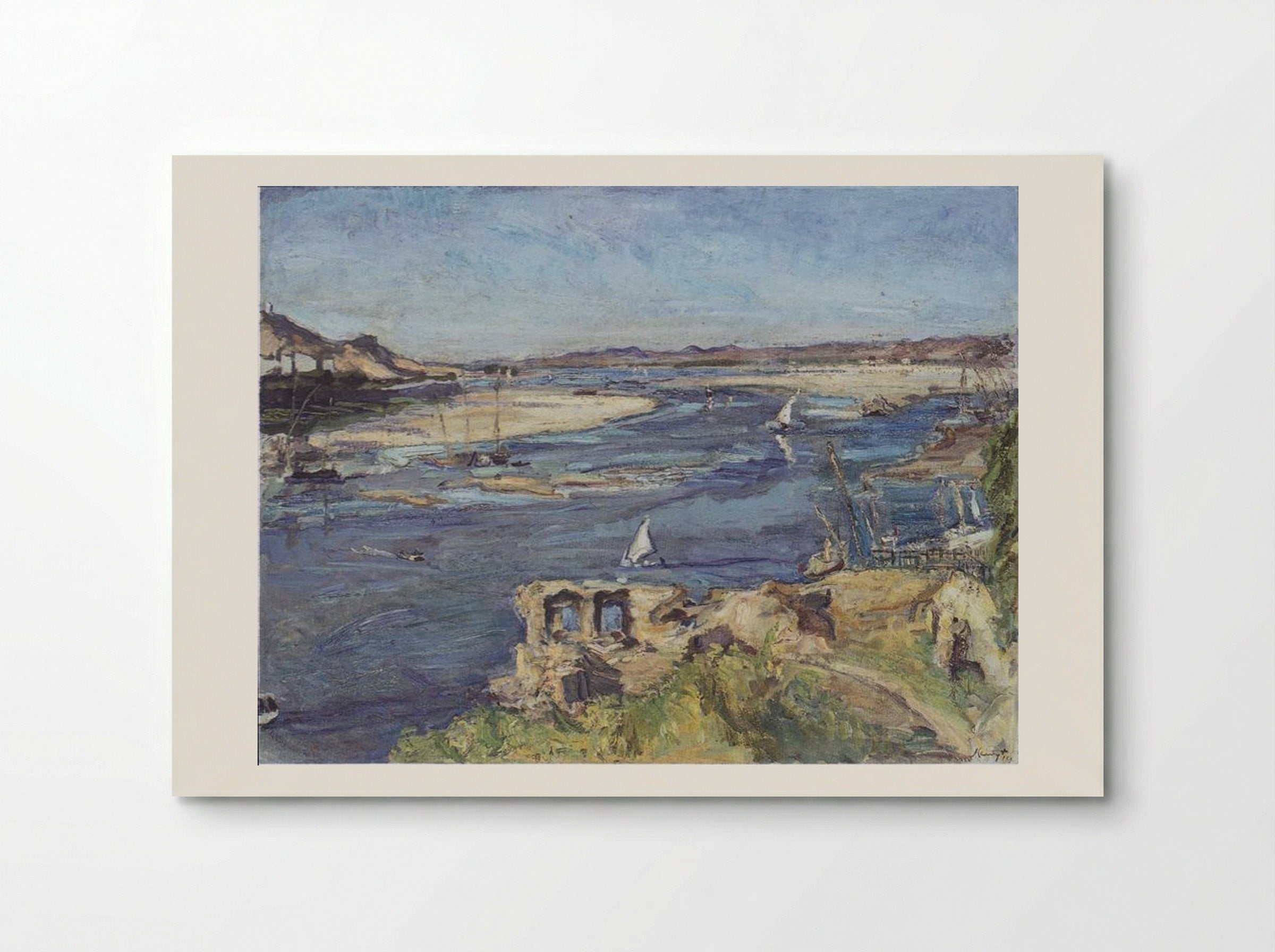 The Nile at Aswan - Max Slevogt - Poster