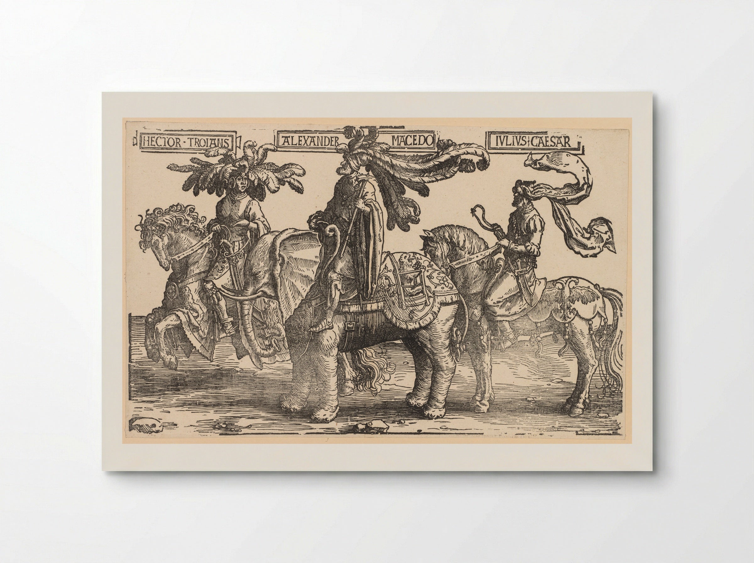 The Nine Heroes - Lucas van Leyden - Poster