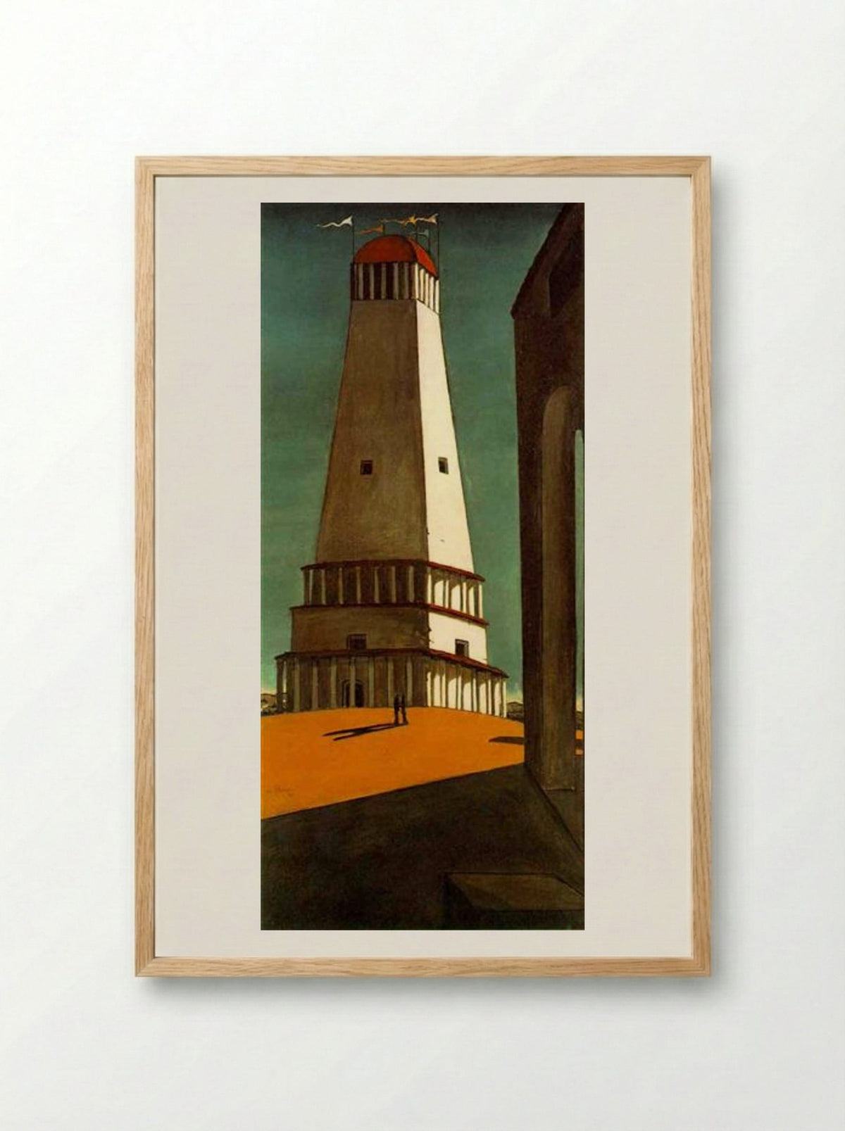 The Nostalgia of the Infinite - Giorgio de Chirico - Framed Print Wood
