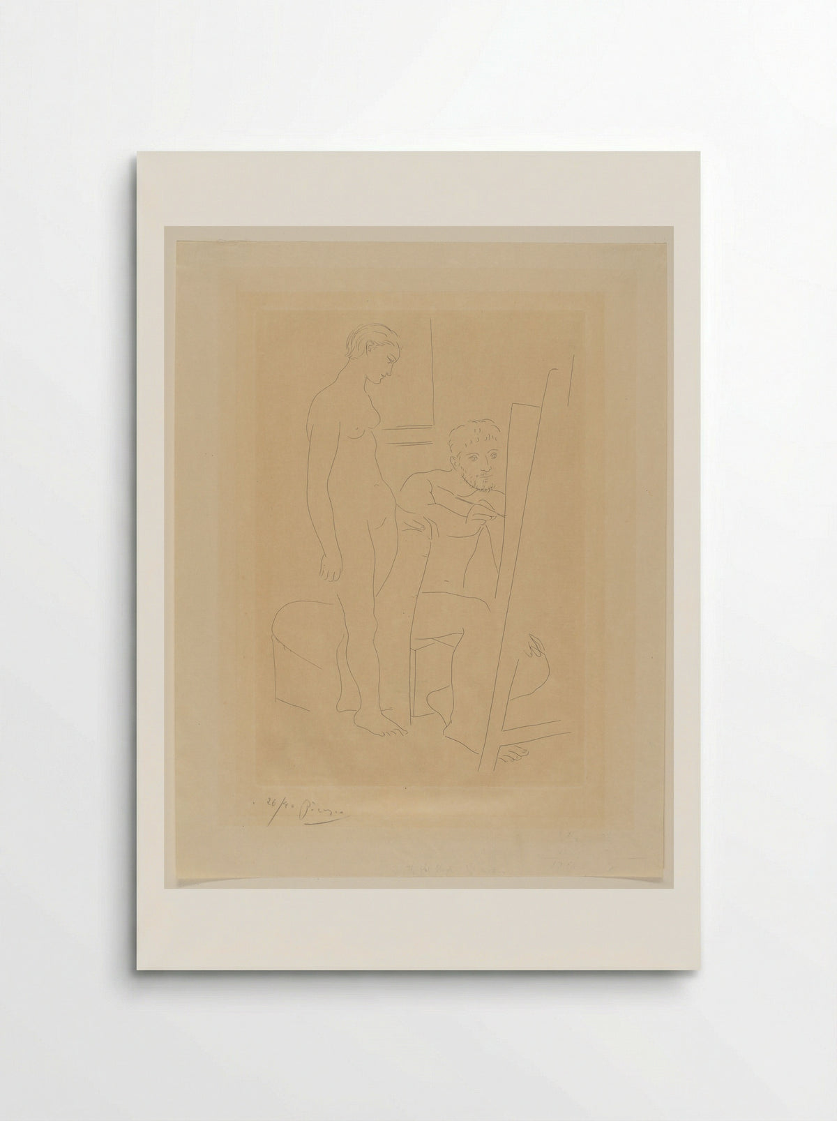 The Nude Model - Pablo Picasso - Poster