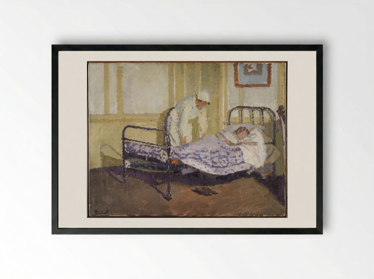 The Nurse - Walter Sickert - Framed Print Black