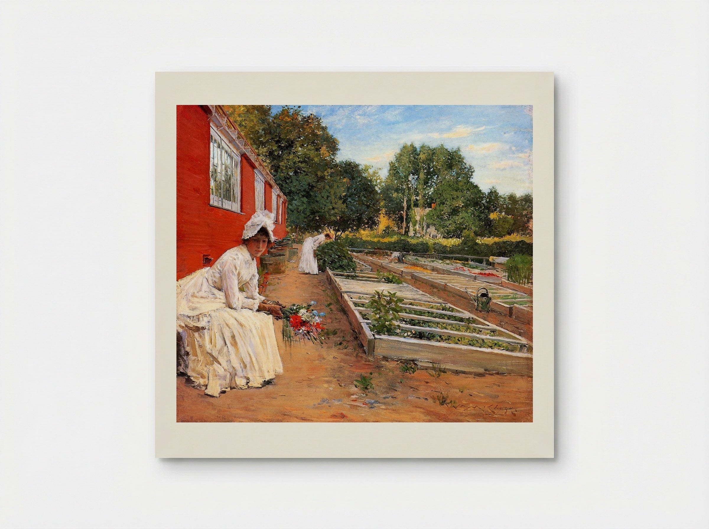 The Nursery - William Merritt Chase - Poster