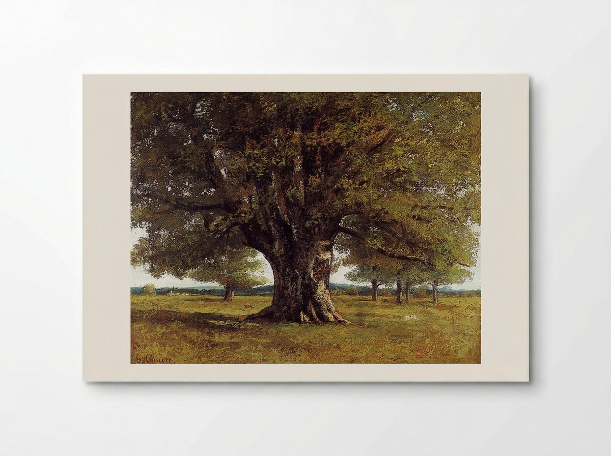 The Oak of Flagey (The Oak of Vercingetorix) - Gustave Courbet - Poster