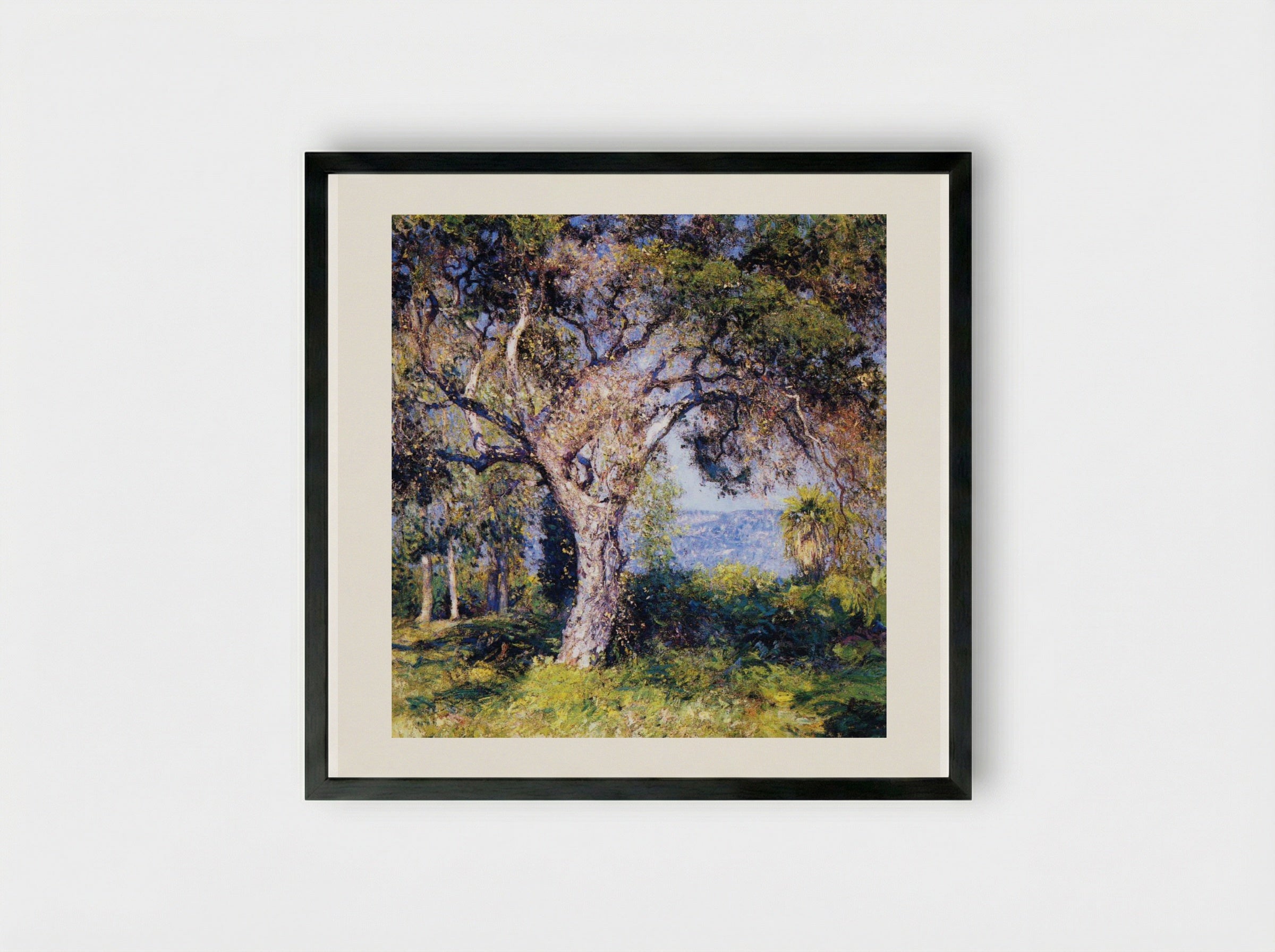 The Oak - Guy Rose - Framed Print Black