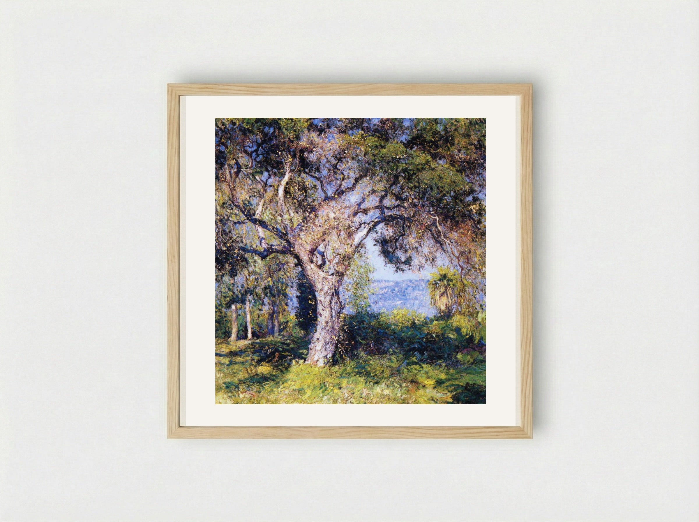 The Oak - Guy Rose - Framed Print Wood