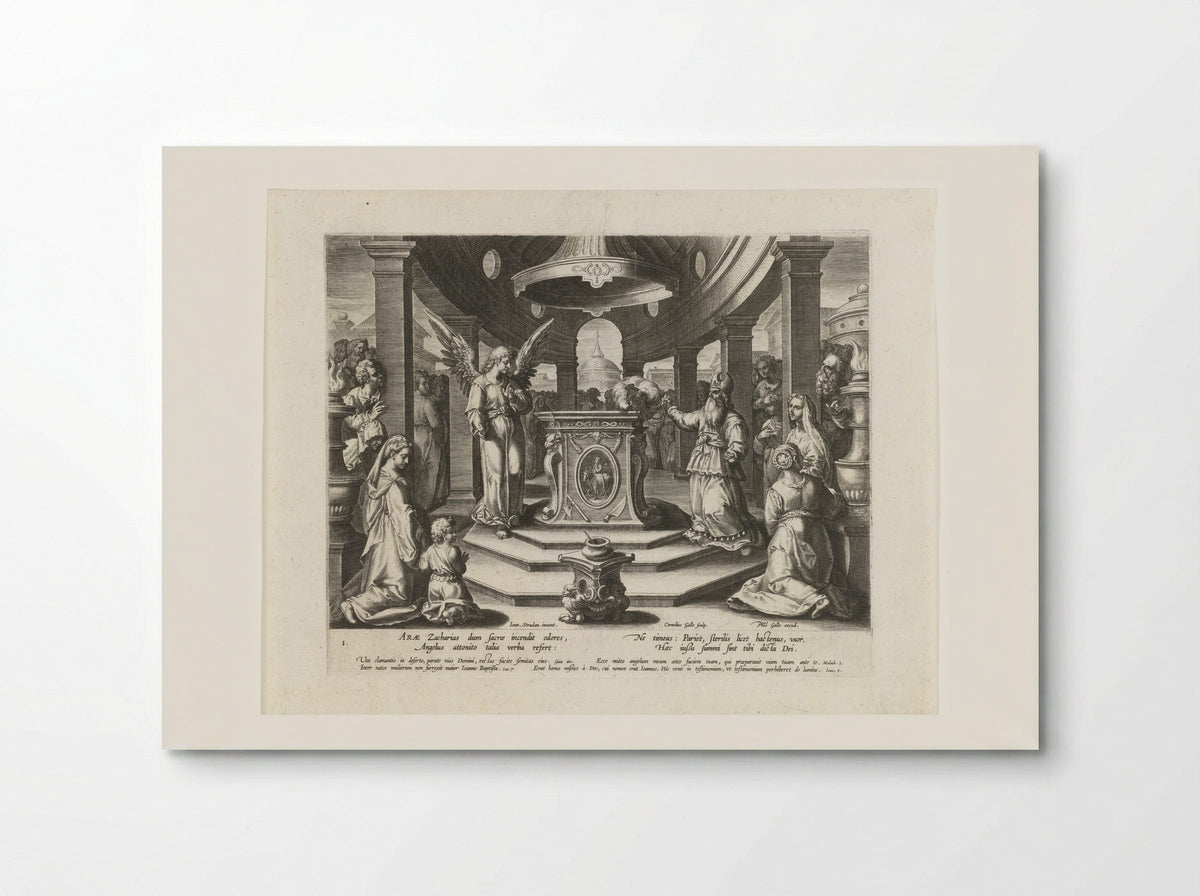 The Offering of Zacharias - Cornelis Galle the Elder - Poster