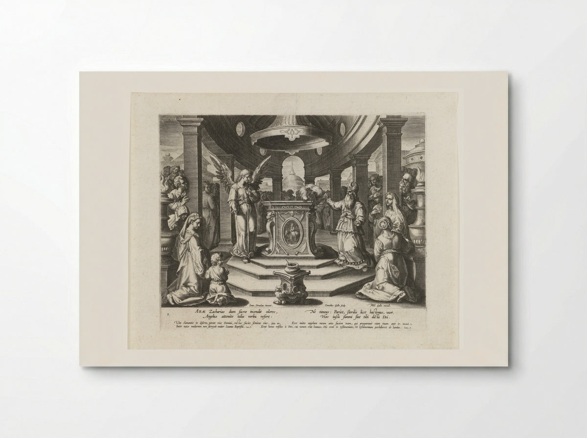 The Offering of Zacharias - Cornelis Galle the Elder - Poster