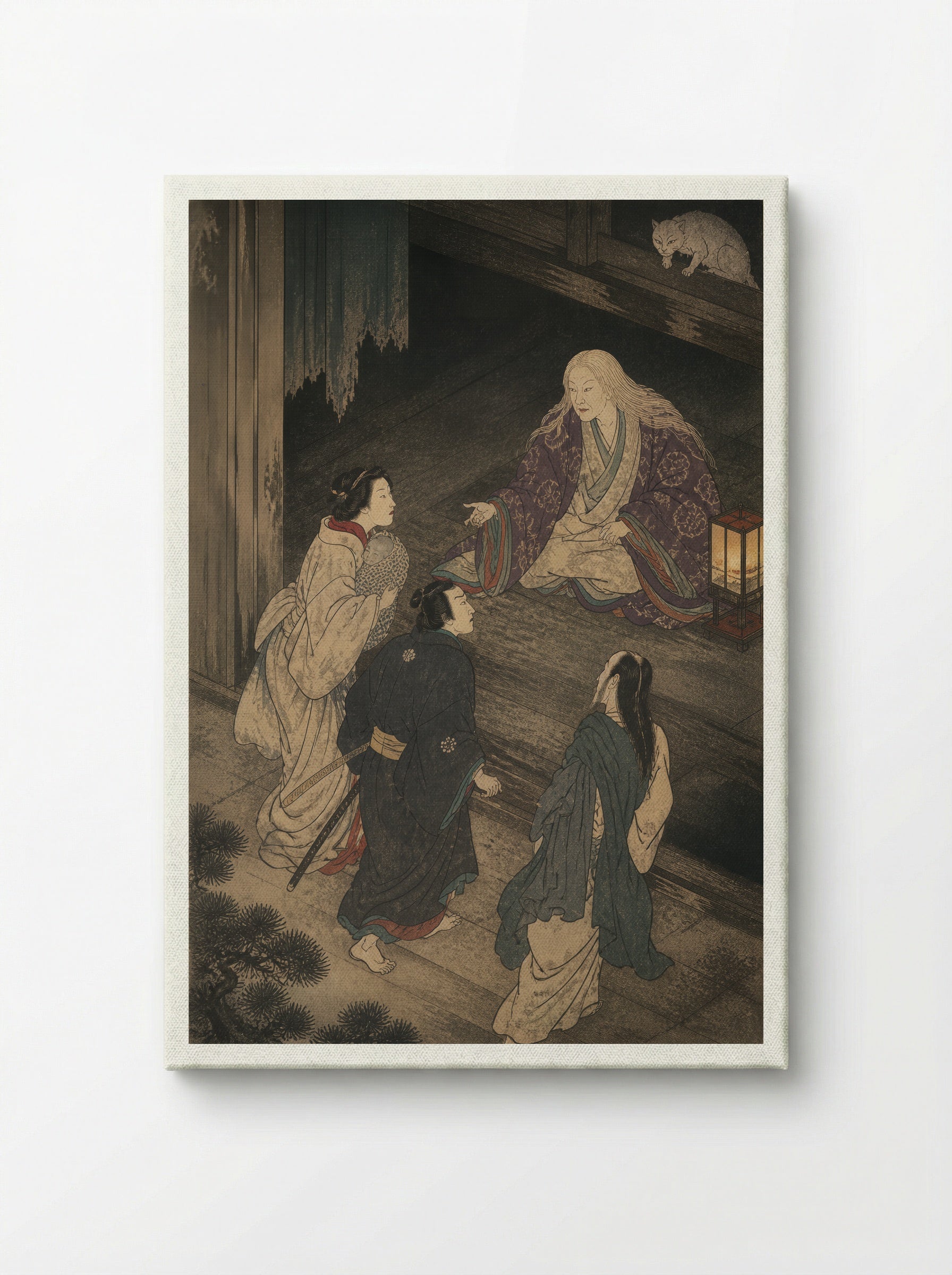 The Okazaki Cat Demon: The False Reunion - Canvas