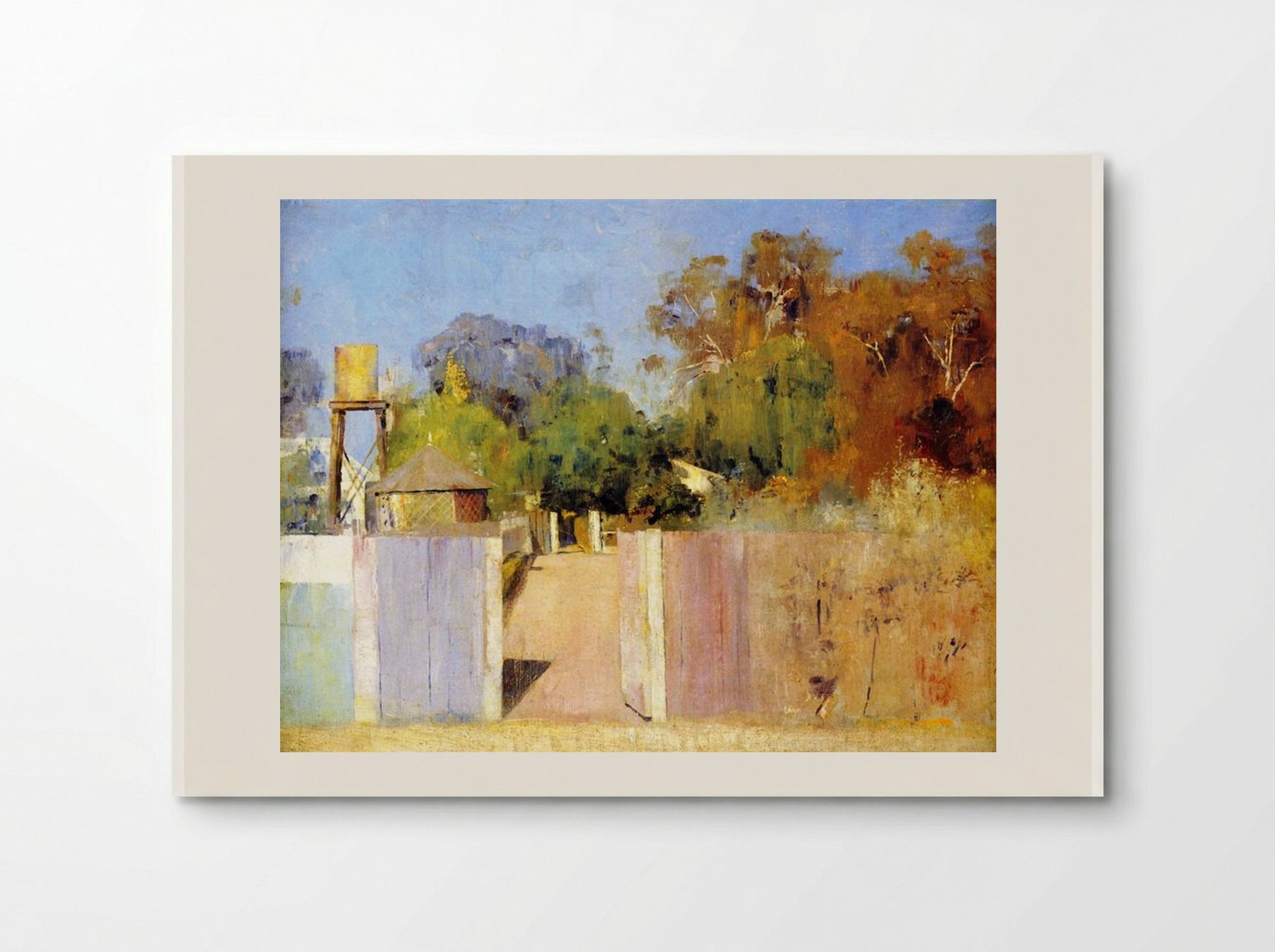 The Old Barracks at Collendina - Tom Roberts - Poster