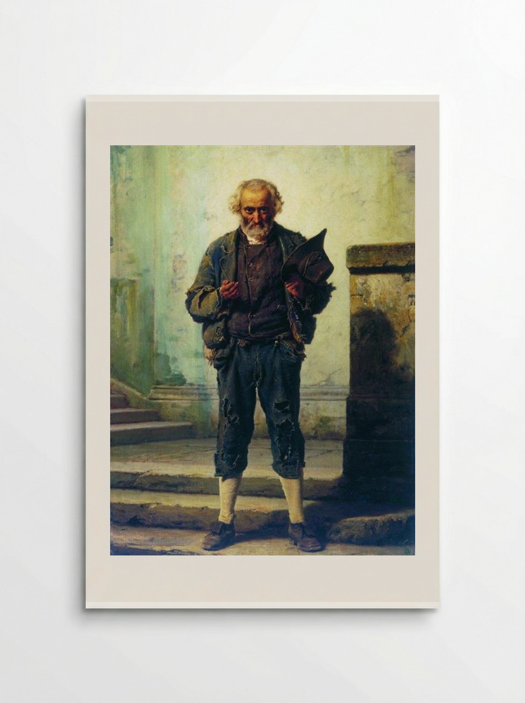 The Old Beggar - Fyodor Bronnikov - Poster