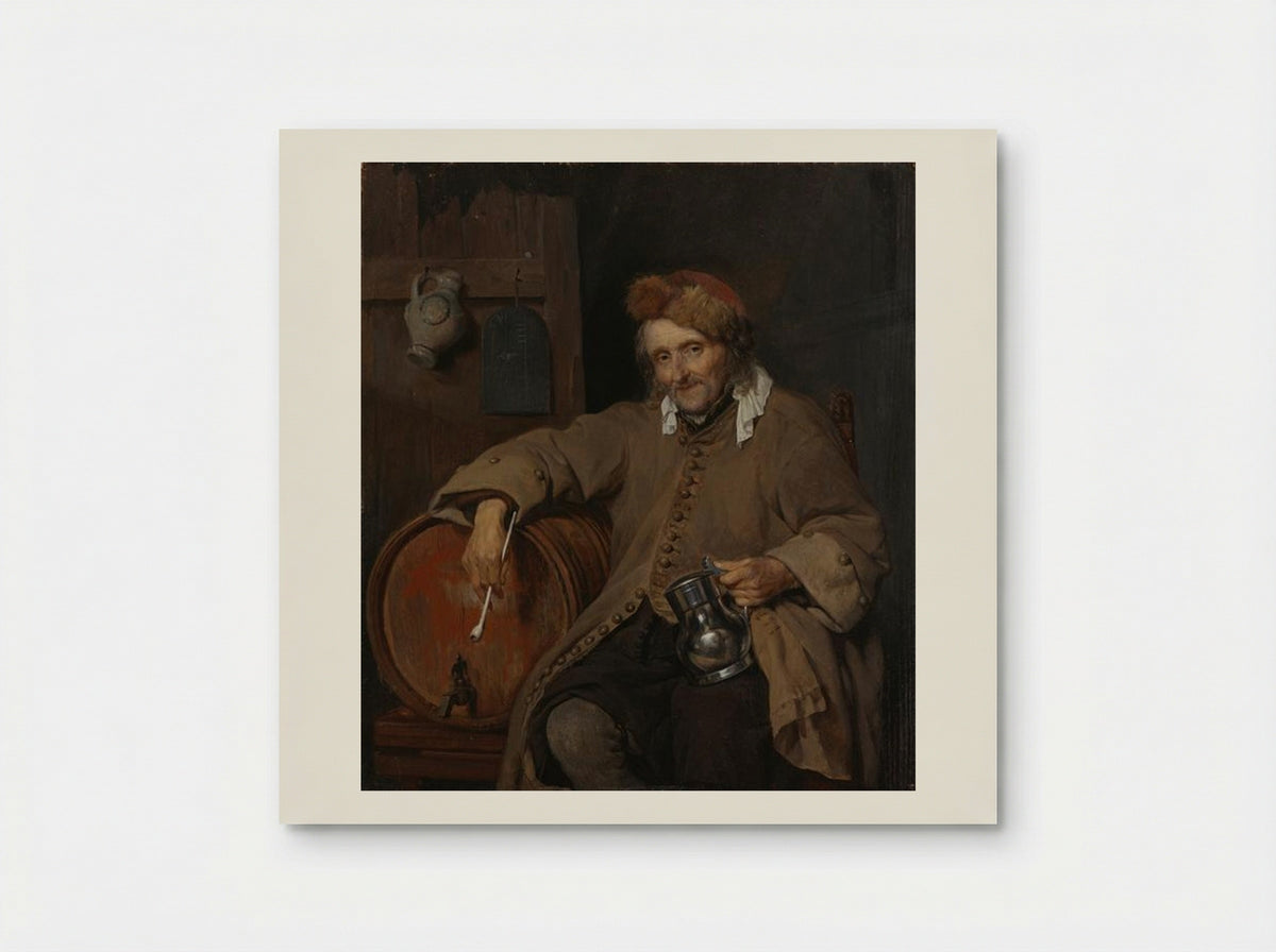 The Old Drinker - Gabriel Metsu - Poster