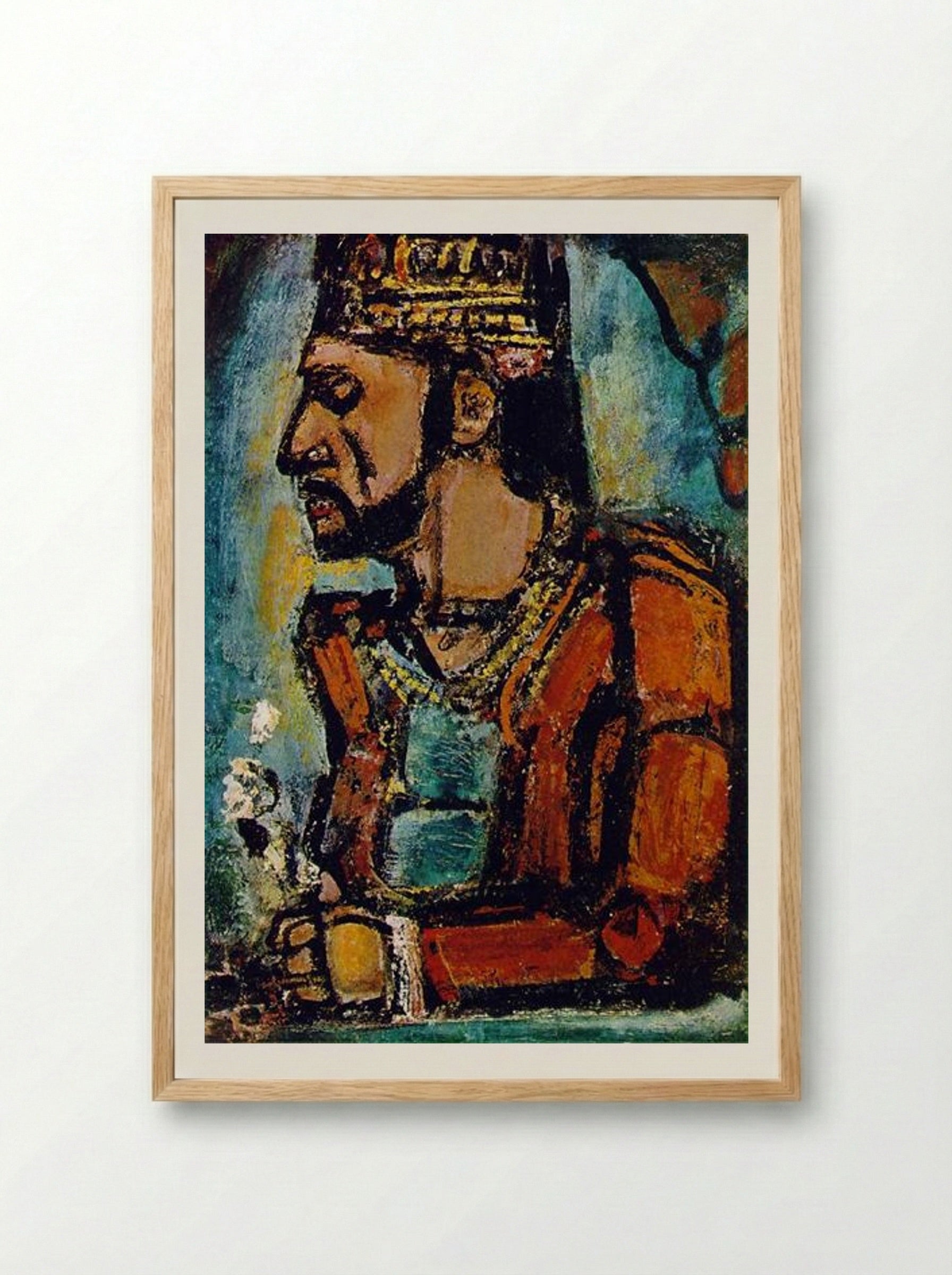The Old King - Georges Rouault - Framed Print Wood