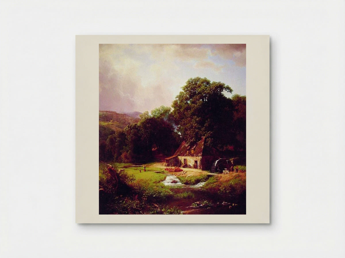The Old Mill - Albert Bierstadt - Poster
