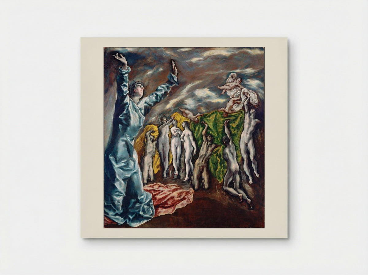 The Opening of the Fifth Seal - El Greco - Poster