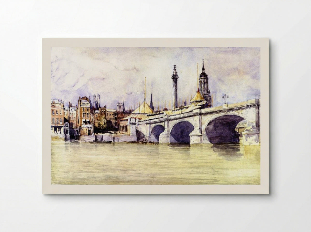 The Opening of the New London Bridge - David Cox - Poster