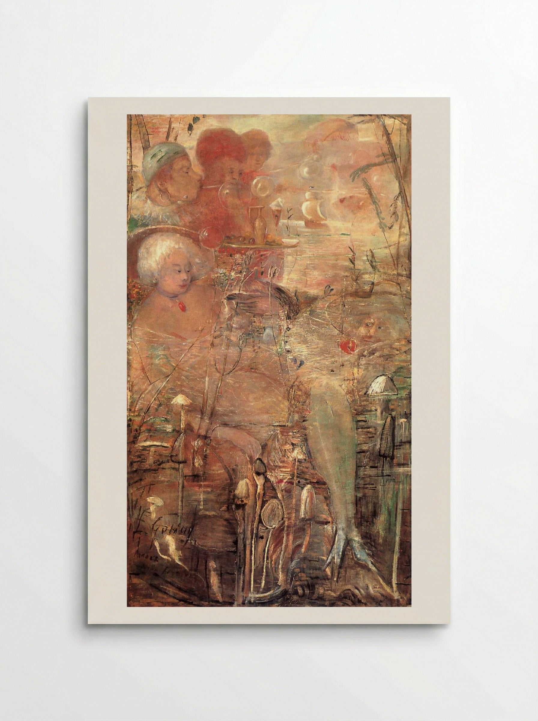 The Opium Smoker's Dream - Lajos Gulácsy - Poster