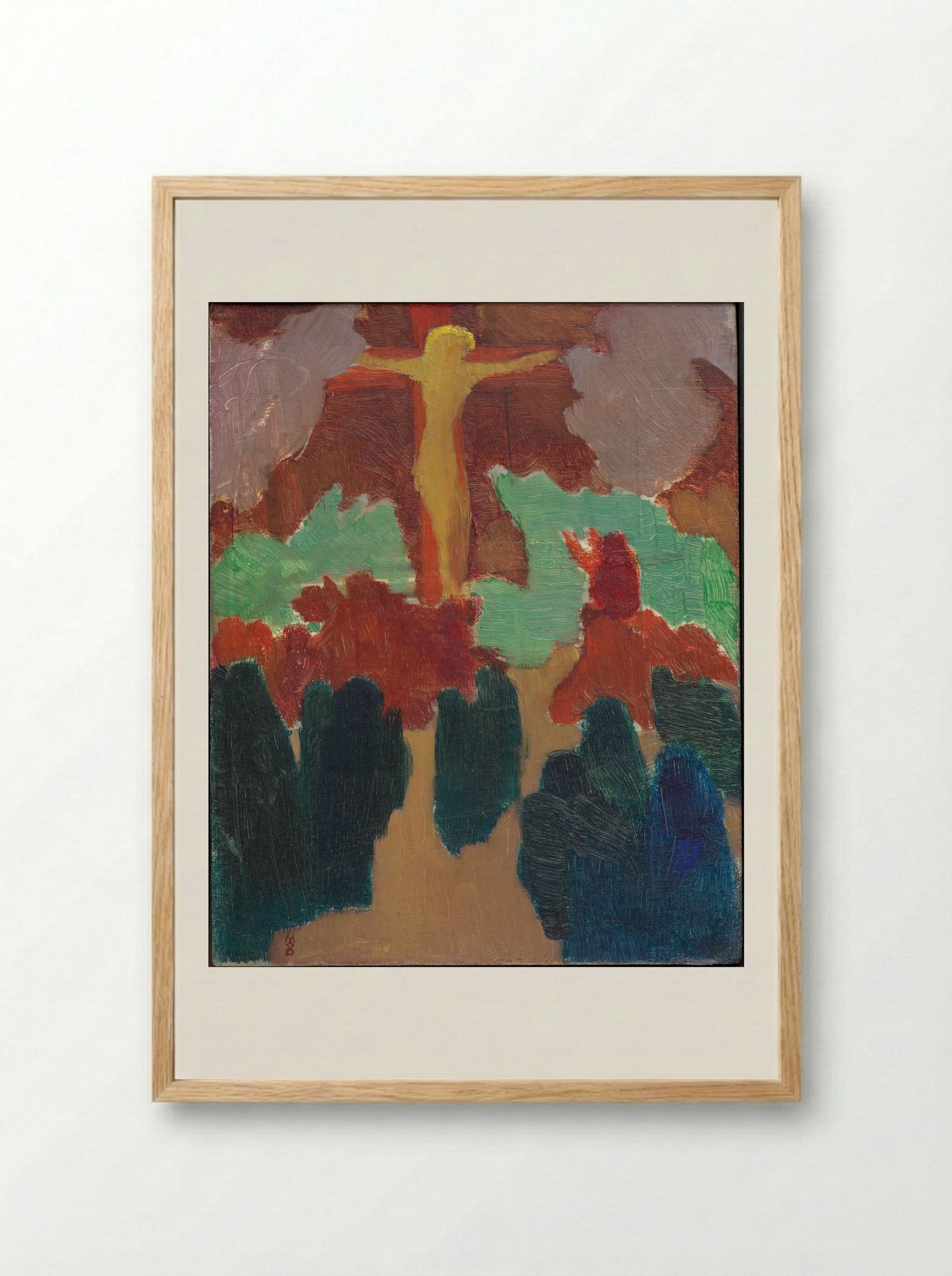 The Orange Christ - Maurice Denis - Framed Print Wood