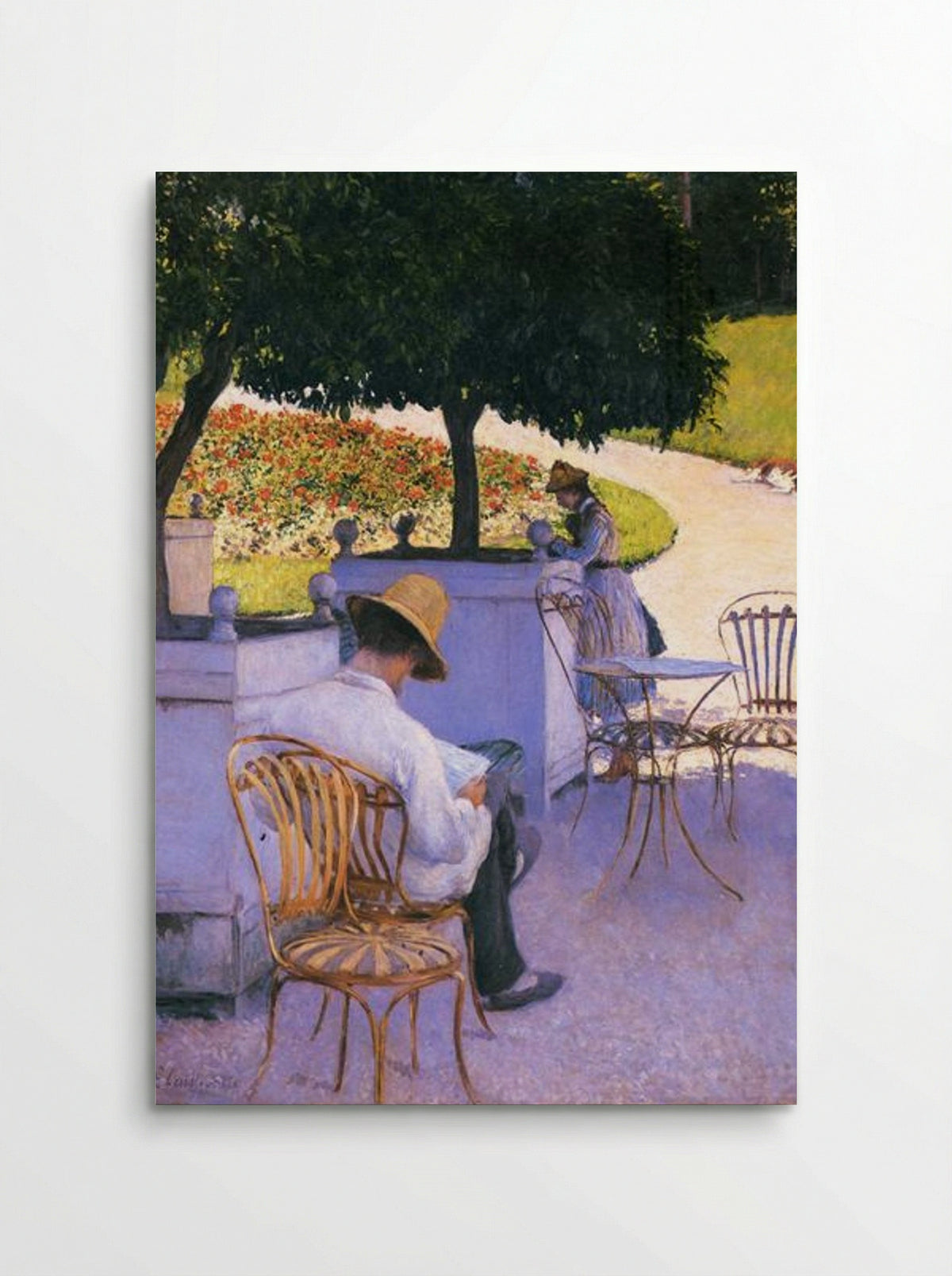 The Orange Trees - Gustave Caillebotte - Poster