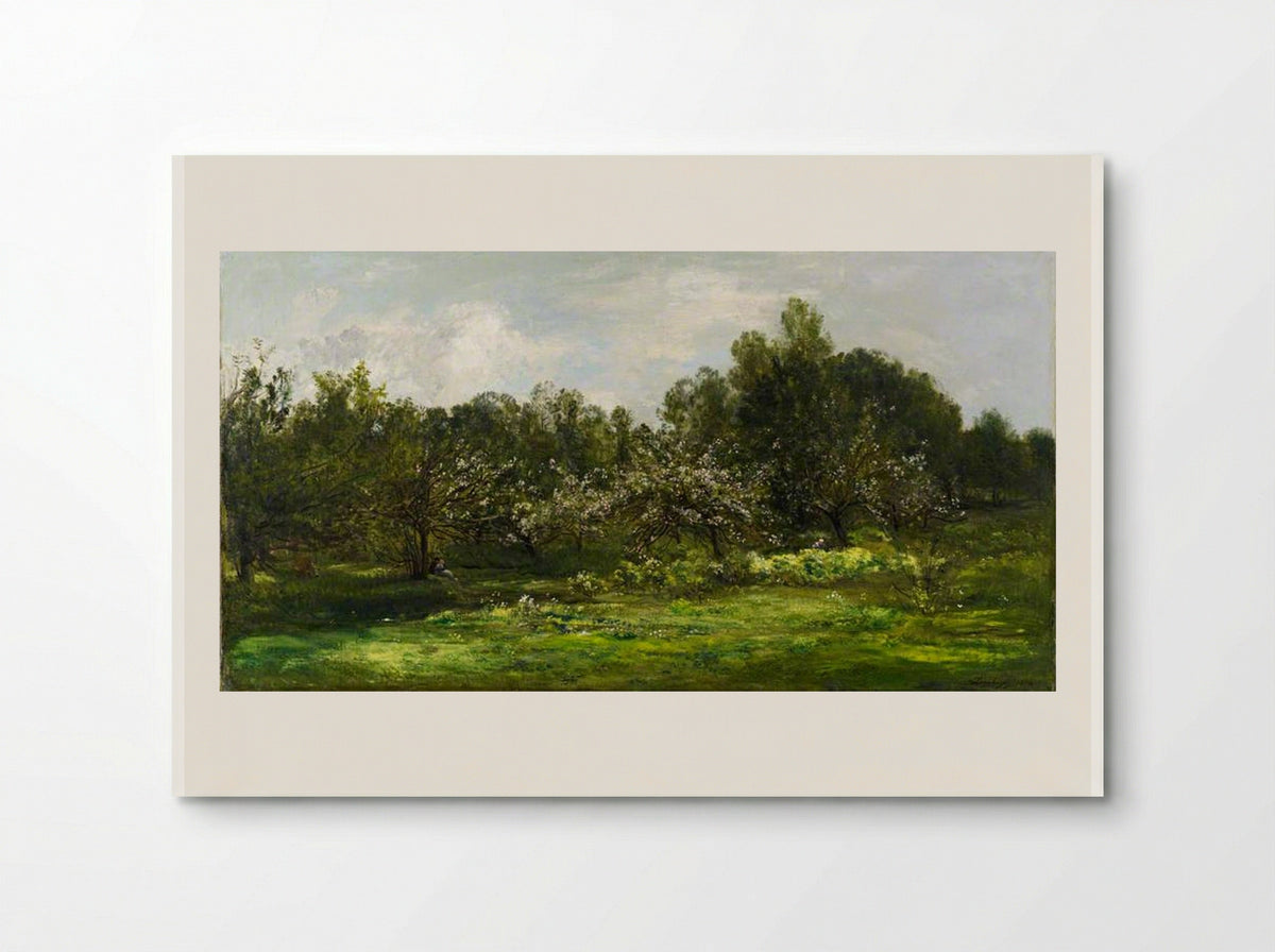 The Orchard - Charles-François Daubigny - Poster