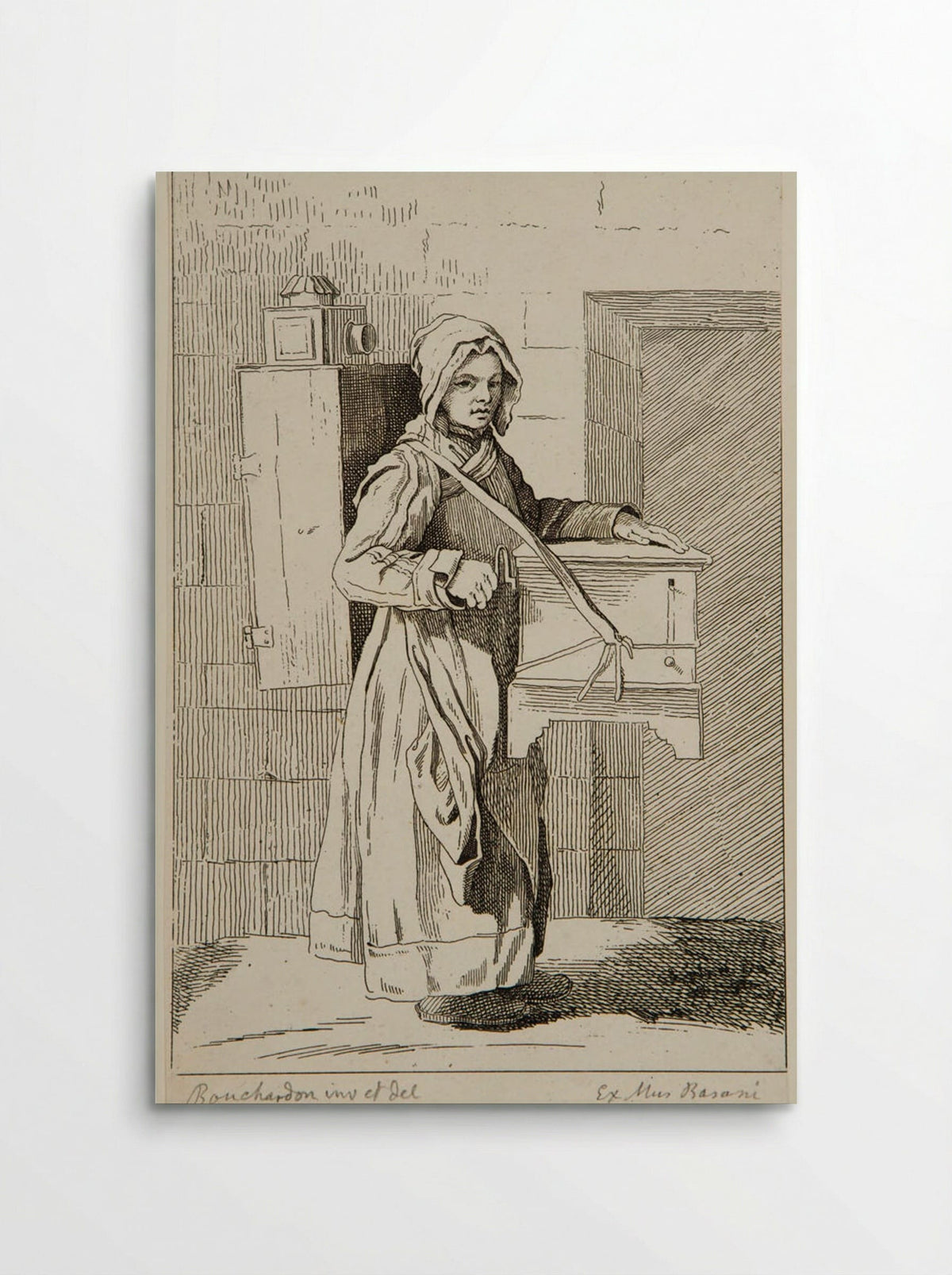 The Organ Grinder with a Magic Lantern - Anne Claude de Thubières, comte de Caylus - Poster