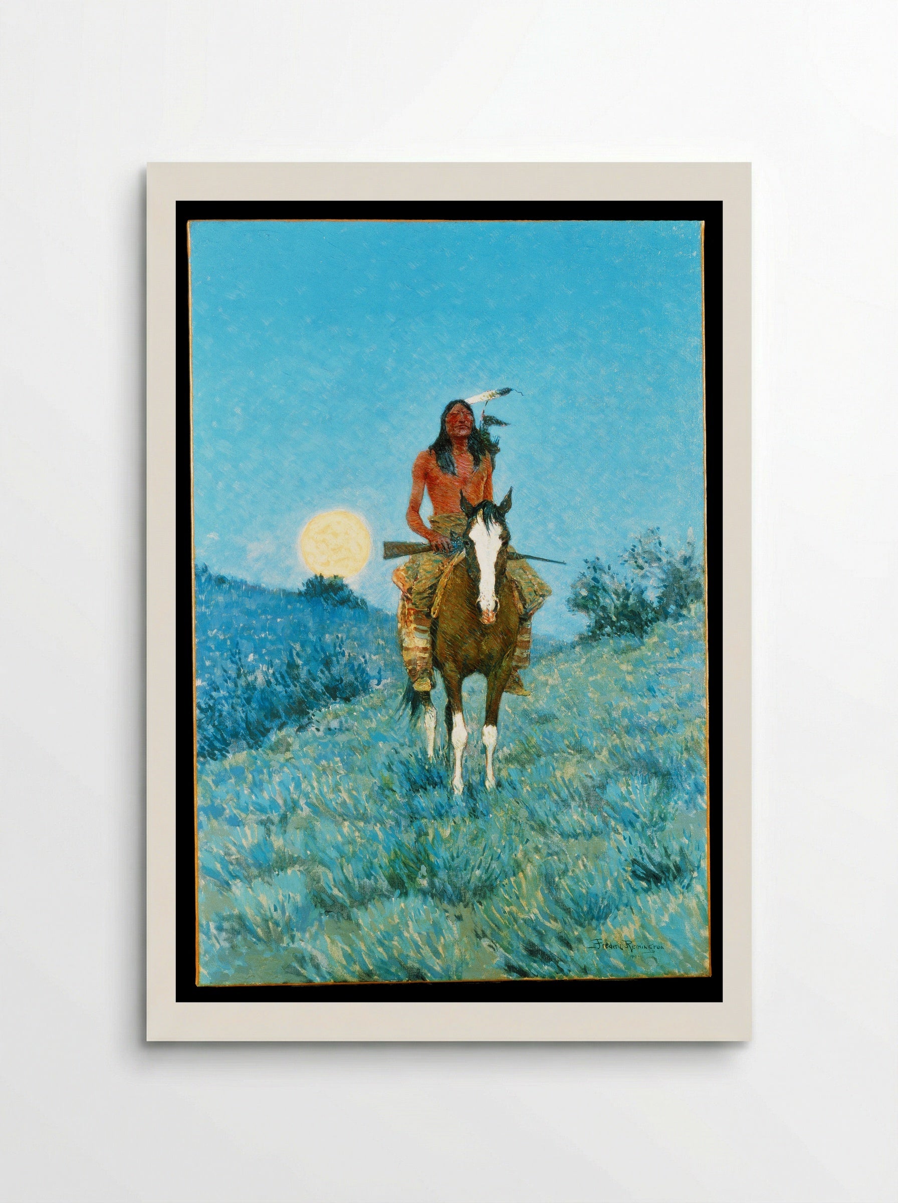 The Outlier - Frederic Remington - Poster