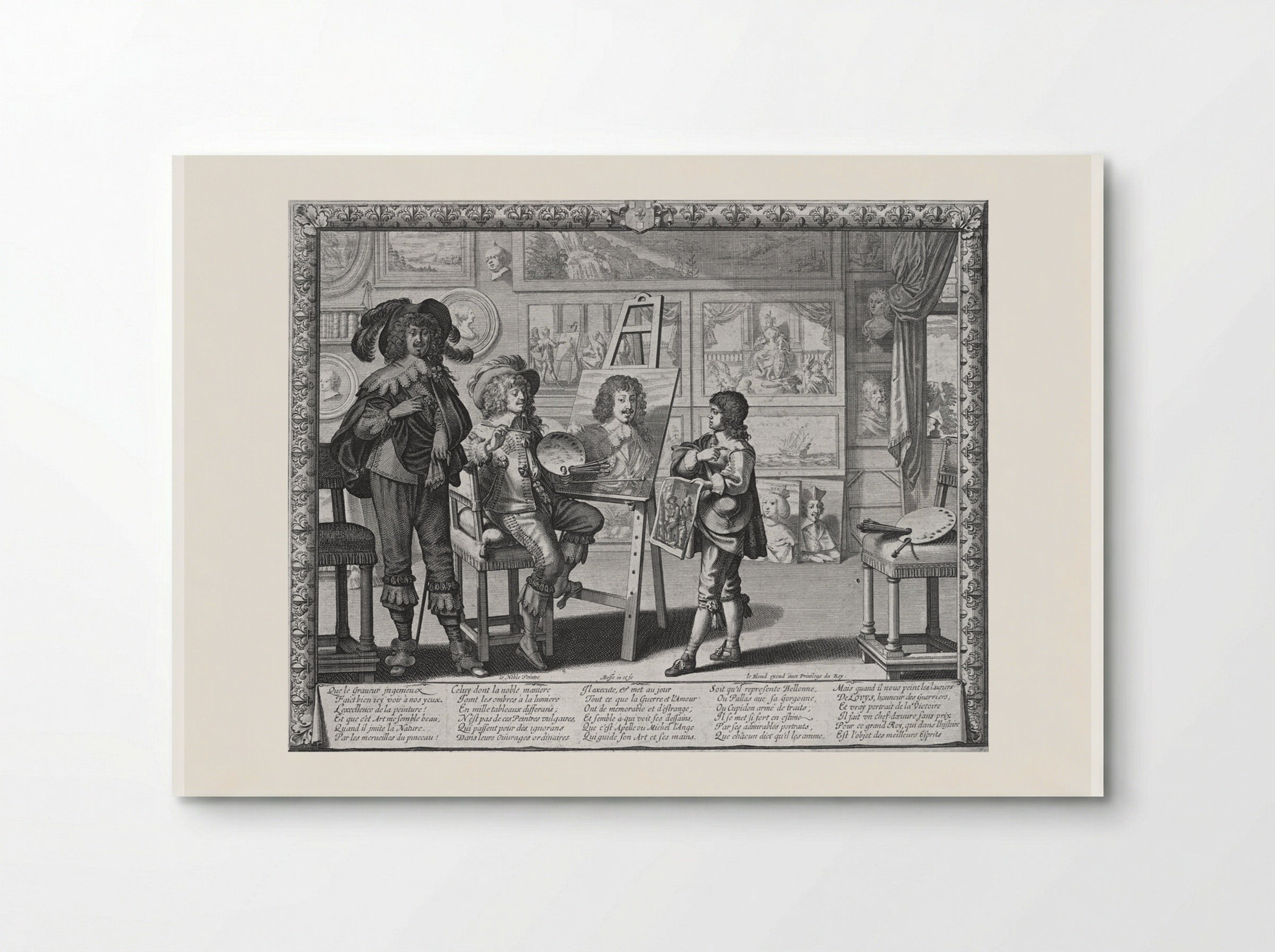 The Painter in His Studio - Abraham Bosse - Poster