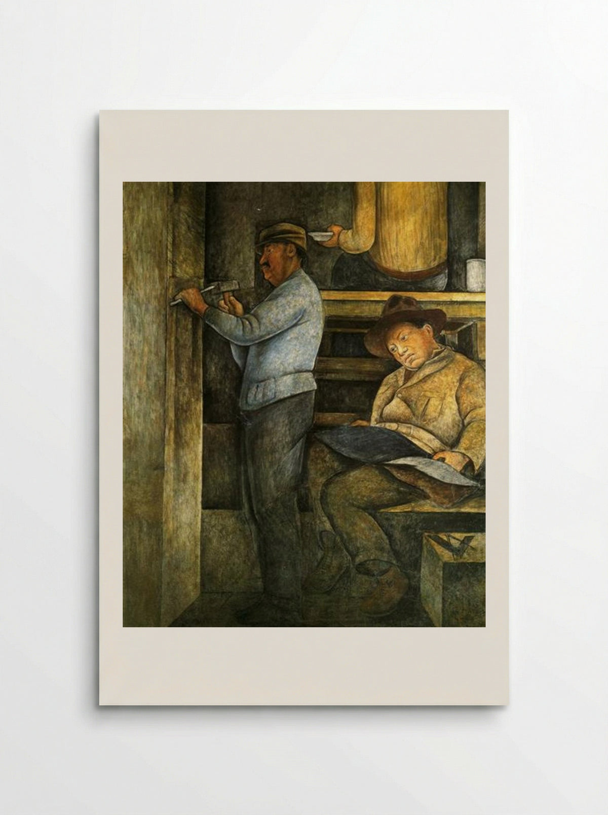 The Painter, the Sculptor and the Architect - Diego Rivera - Poster