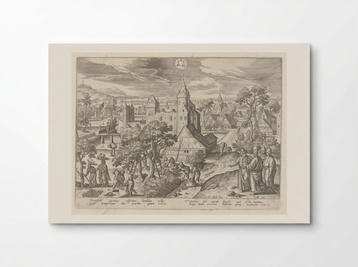 The Parable of the Barren Fig Tree - Adriaen Collaert - Poster