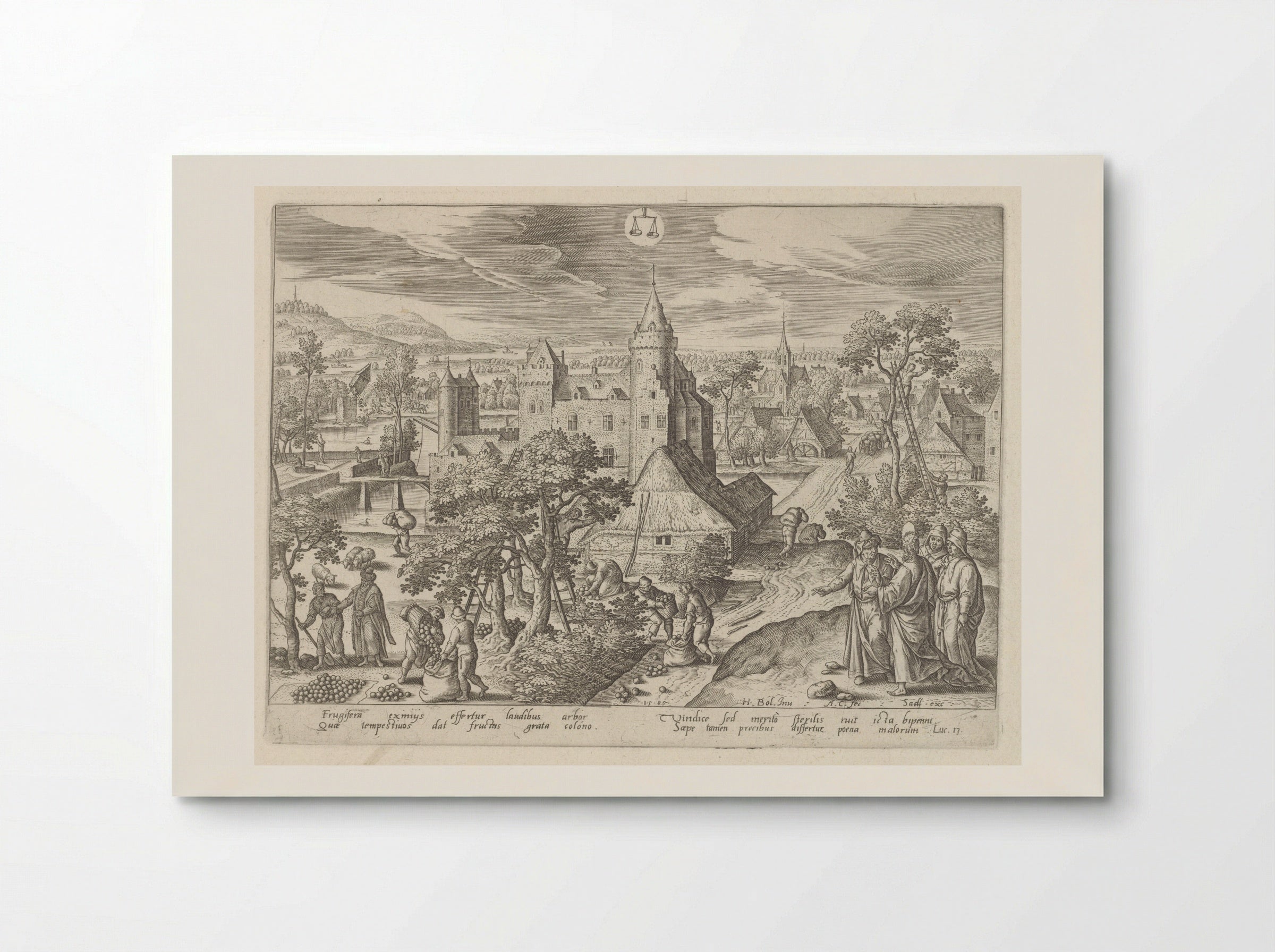 The Parable of the Barren Fig Tree - Adriaen Collaert - Poster