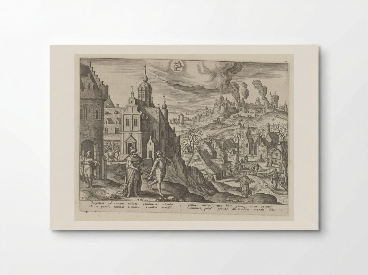 The Parable of the Kingdom of Heaven - Adriaen Collaert - Poster