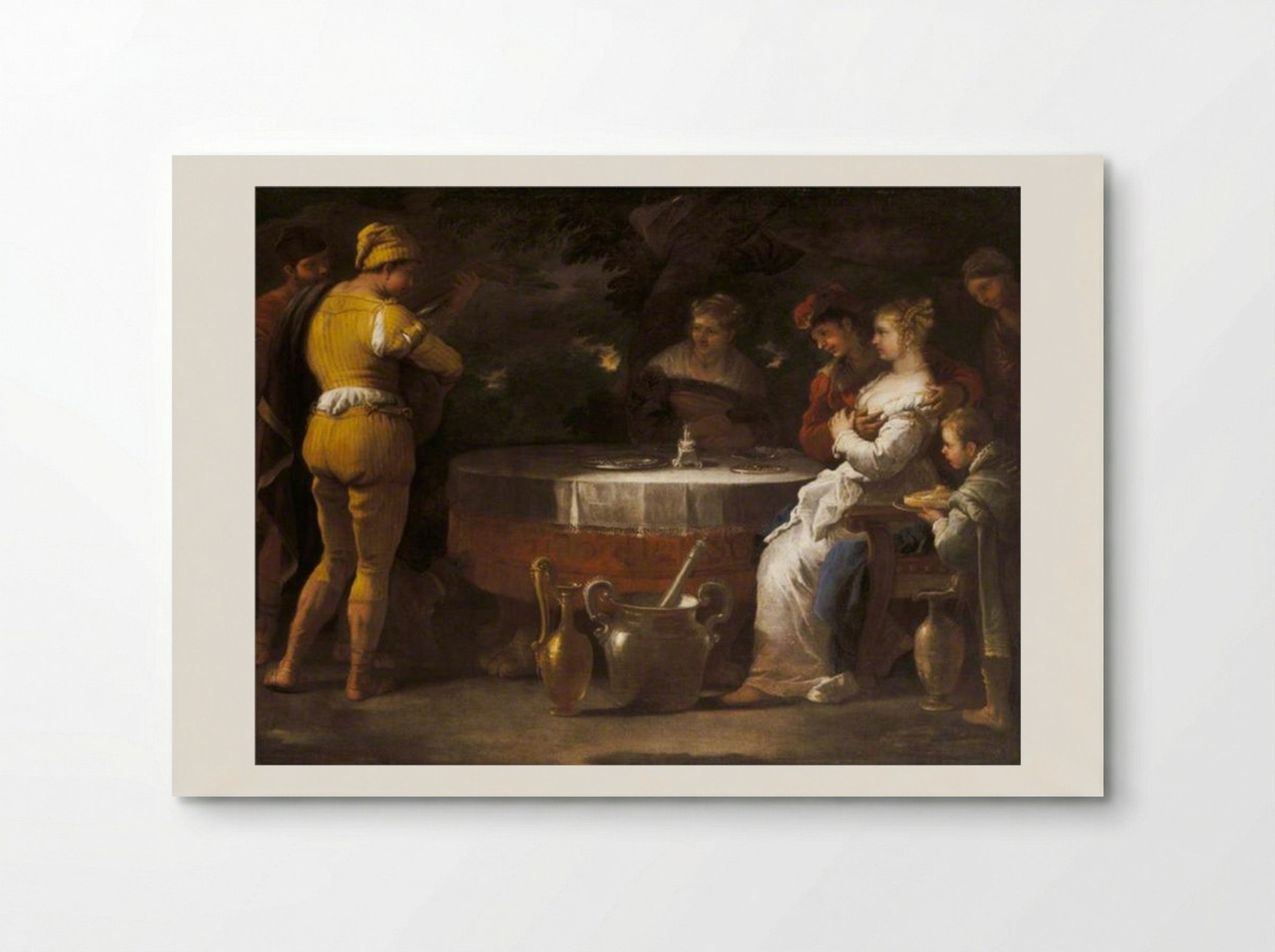 The Parable of the Prodigal Son: Riotous Living - Luca Giordano - Poster