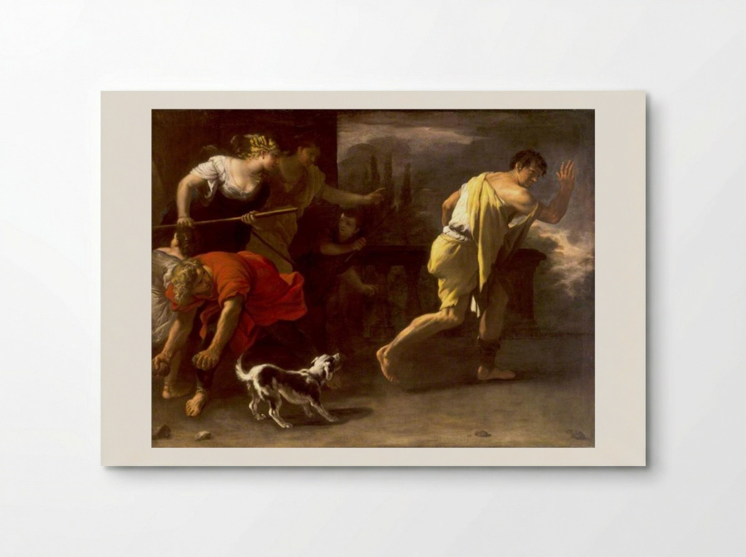 The Parable of the Prodigal Son. Driven out by His Former Companions - Luca Giordano - Poster