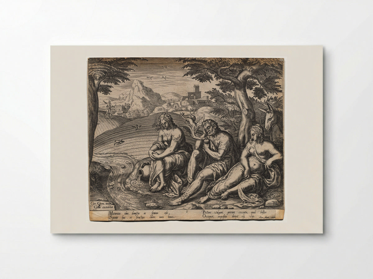 The Parable of the Sower and the Seed: The Seed Falling by the Way Side - Gerard van Groeningen - Poster