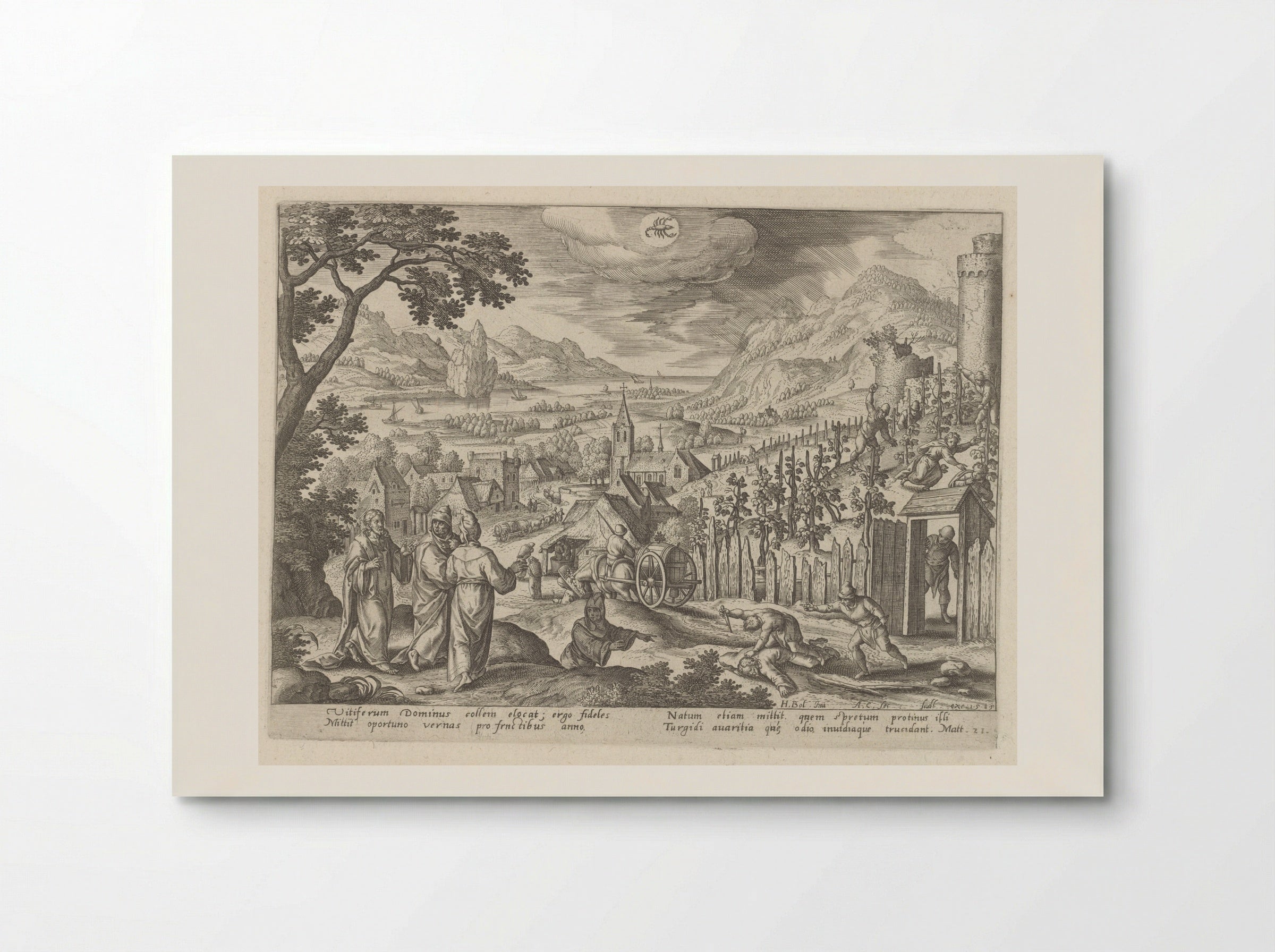 The Parable of the Unjust Husbandmen - Adriaen Collaert - Poster