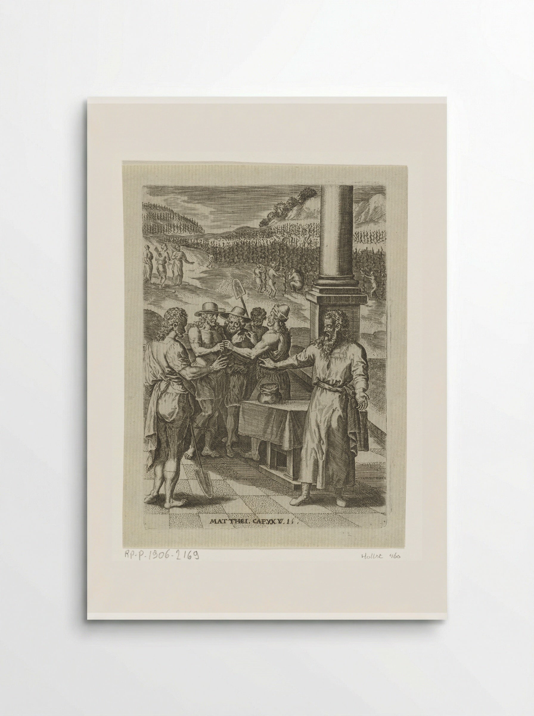 The Parable of the Workers in the Vineyard - Abraham de Bruyn - Poster