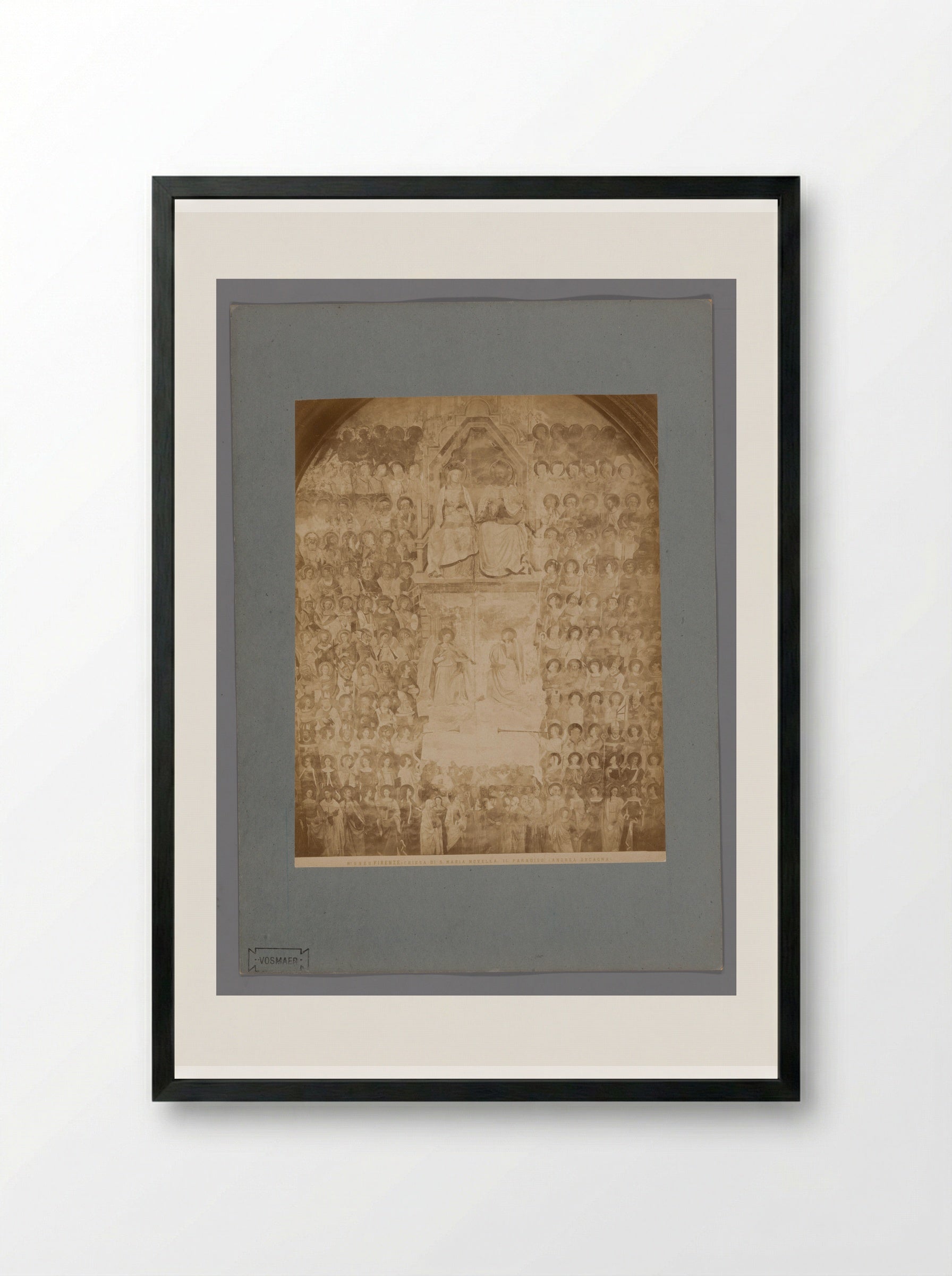 The Paradise (After Orcagna) - Fratelli Alinari - Framed Print Black