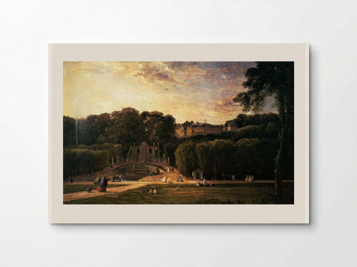 The Park at St. Cloud - Charles-Francois Daubigny - Poster