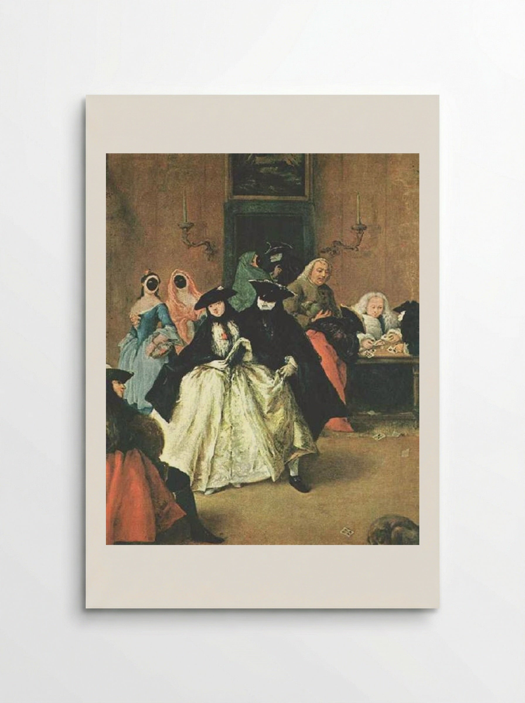 The Parlour - Pietro Longhi - Poster