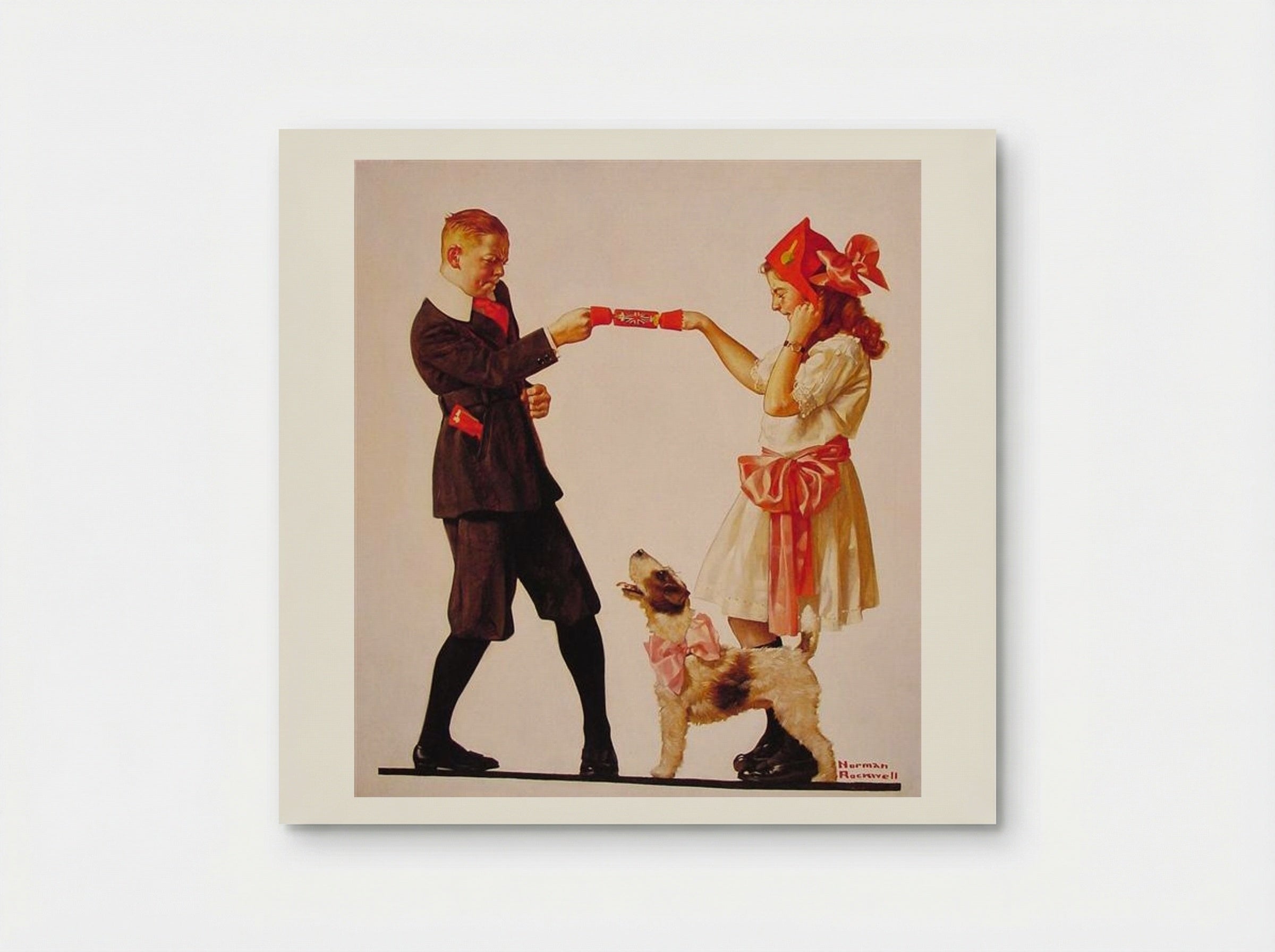 The Party Favour - Norman Rockwell - Poster