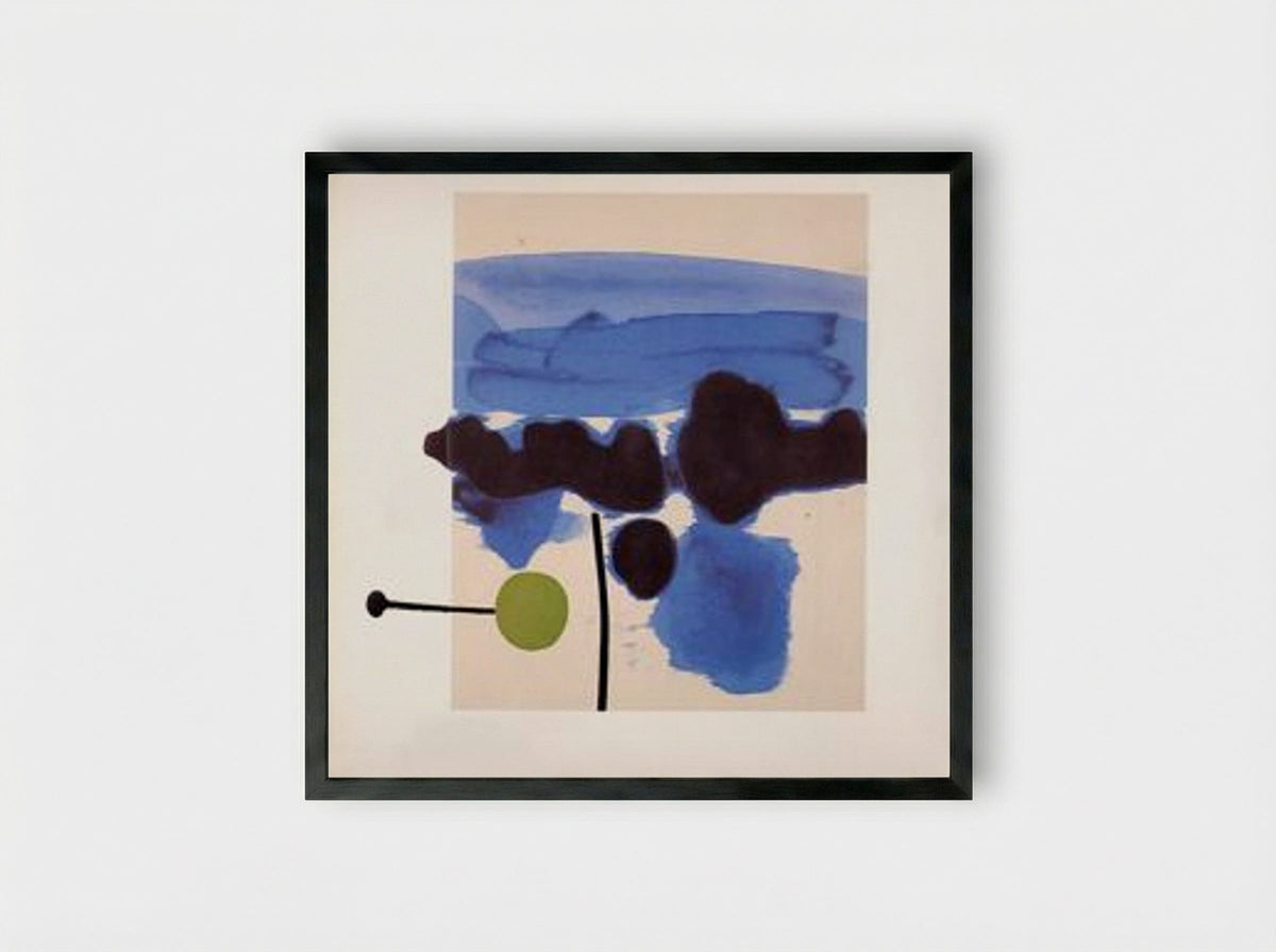 The Passion Flower - Victor Pasmore - Framed Print Black