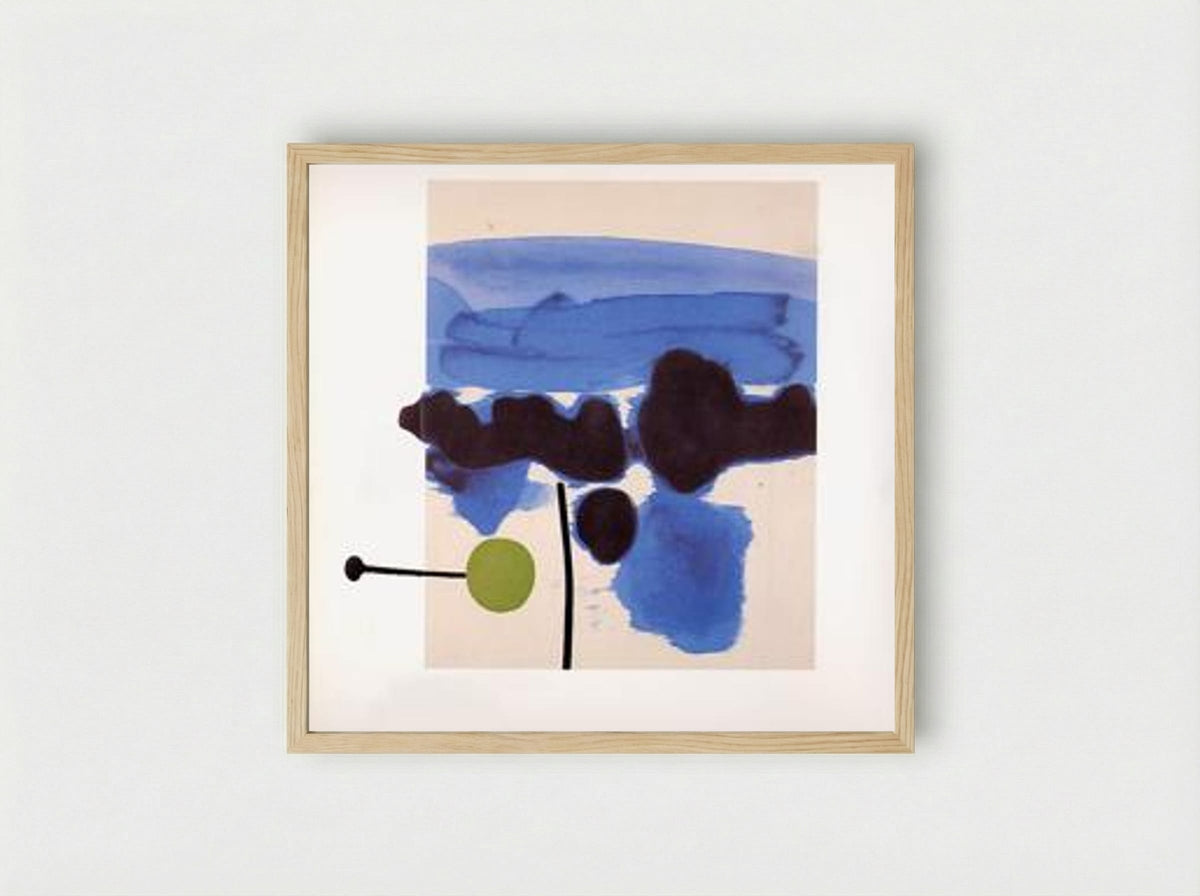 The Passion Flower - Victor Pasmore - Framed Print Wood