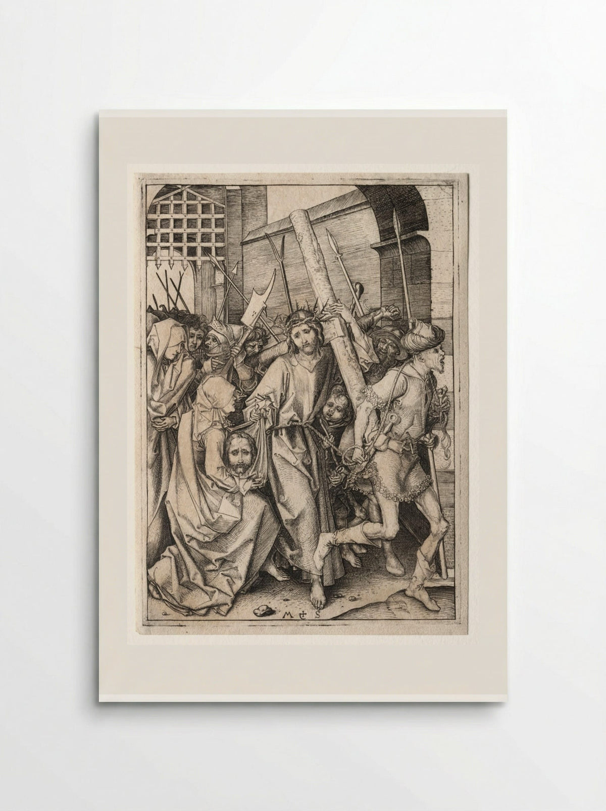 The Passion: Christ Bearing the Cross - Martin Schongauer - Poster