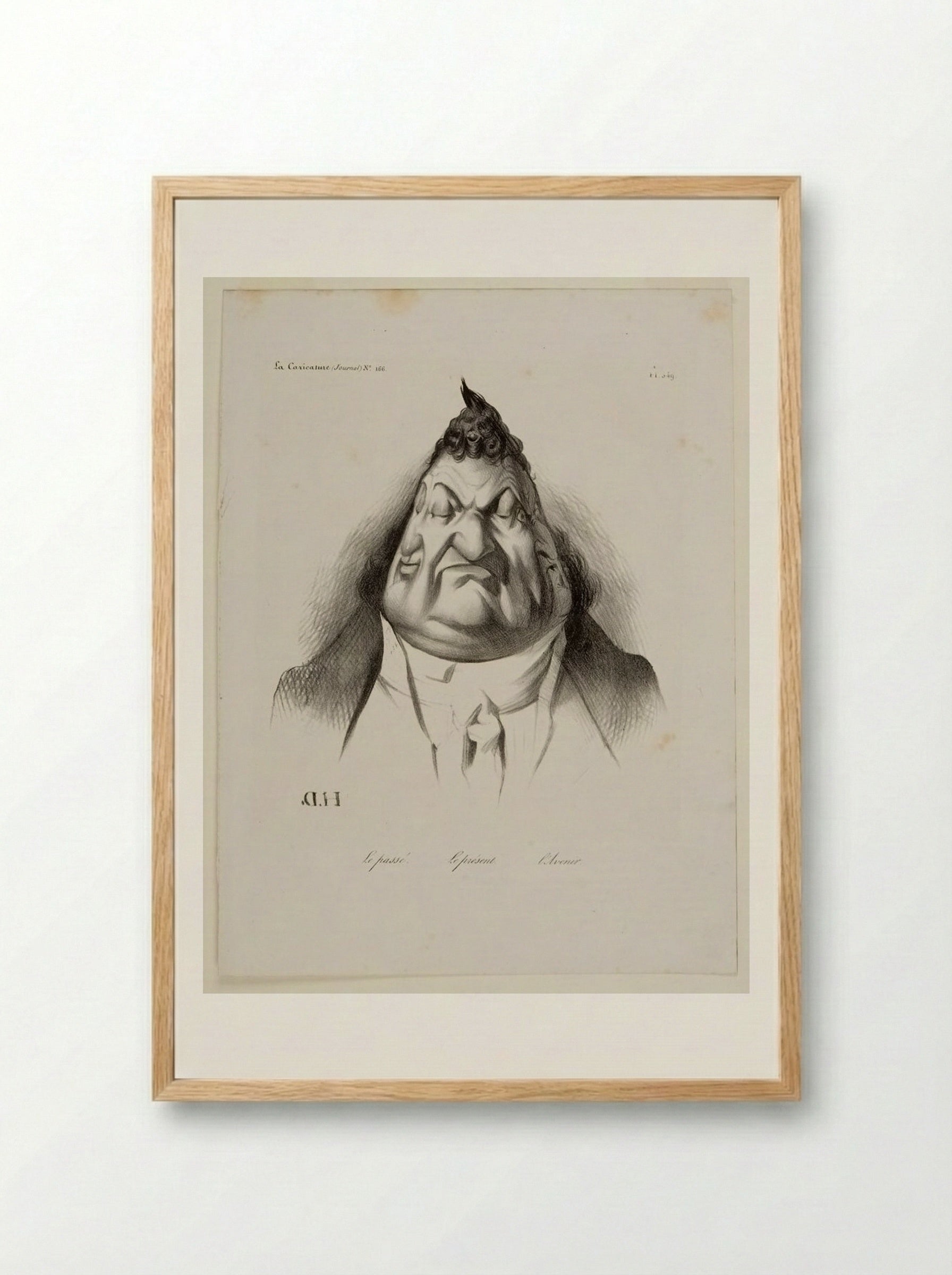 The Past, The Present, The Future - Honoré-Victorin Daumier - Framed Print Wood